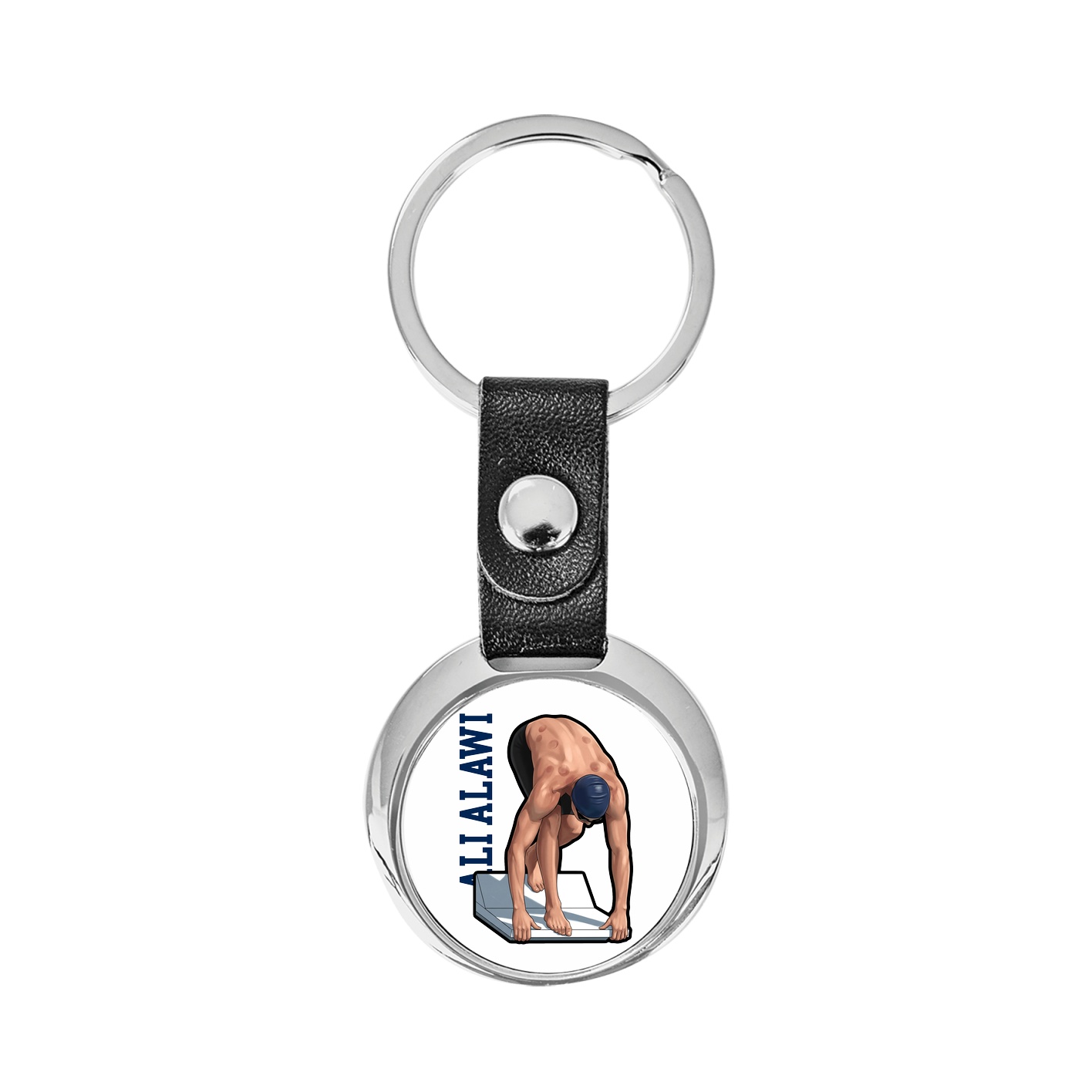 Key Chain — Name Vertical in Classic