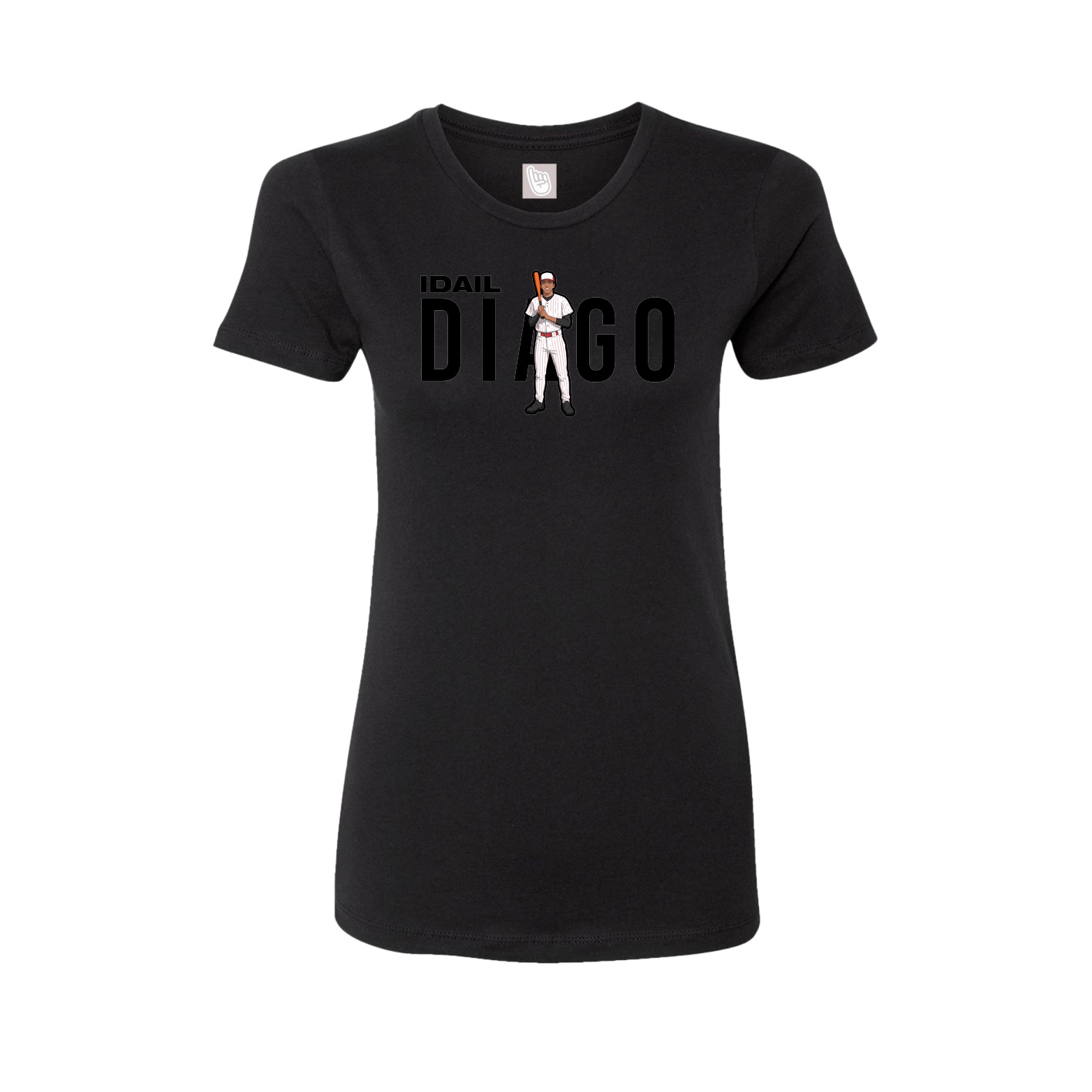 Womens Tee — Player Name in Black
