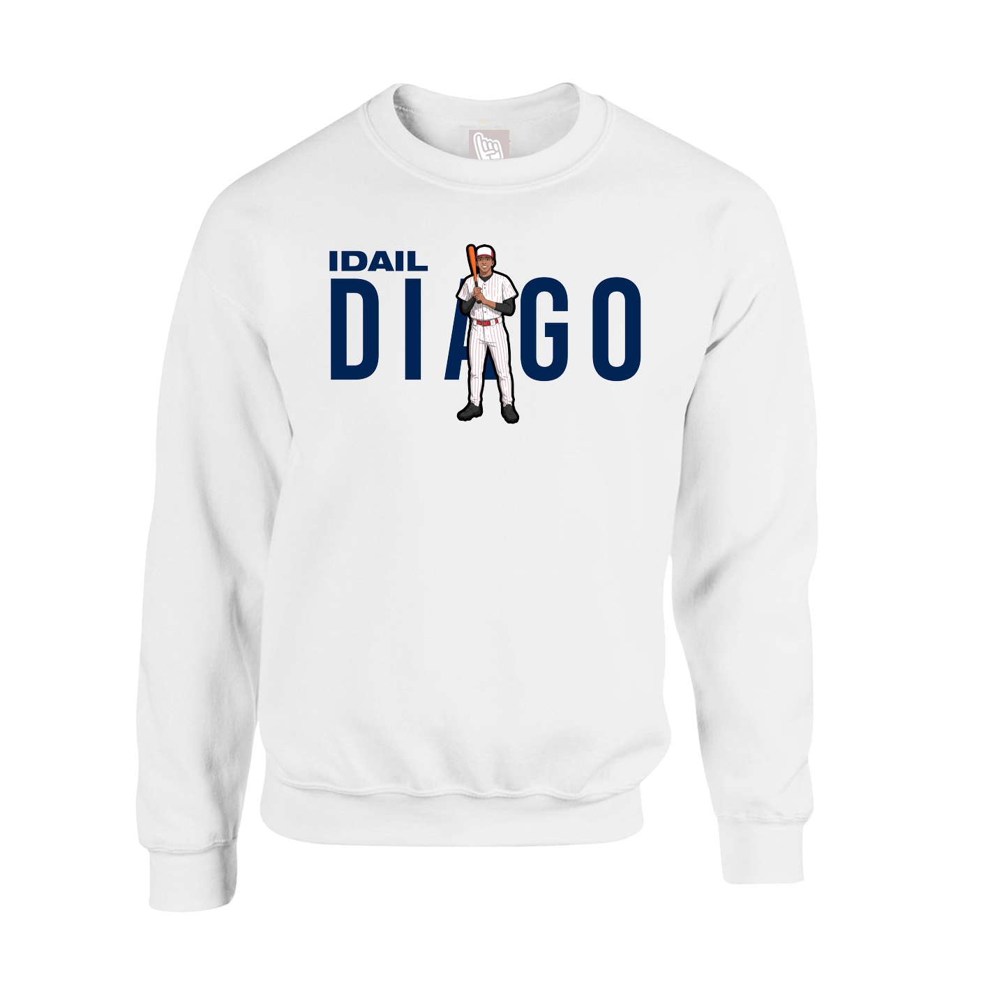 Fleece Crew — Player Name in White