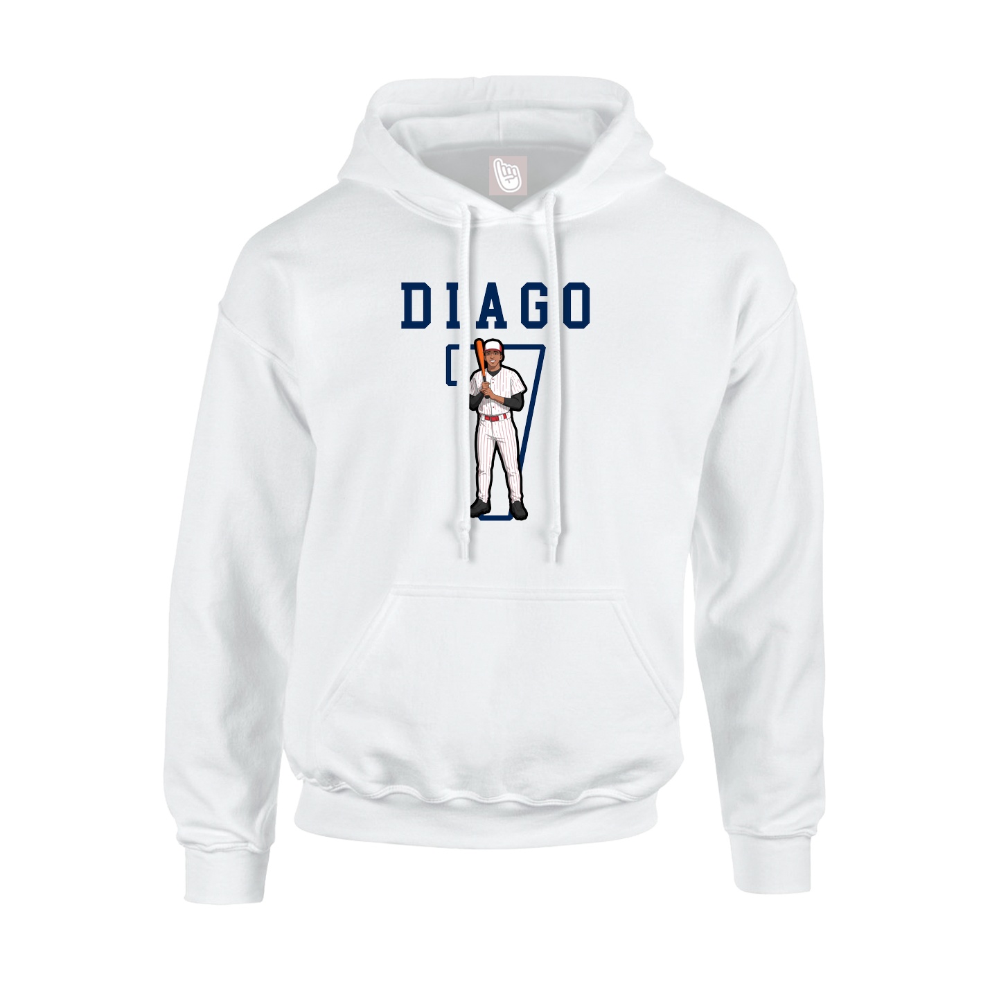 Hoodie — Shirsey in White