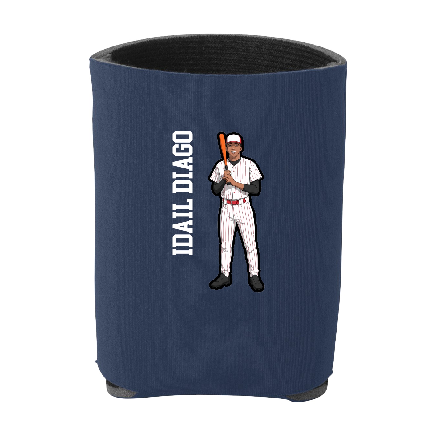 Can Holder — Name Vertical in Navy