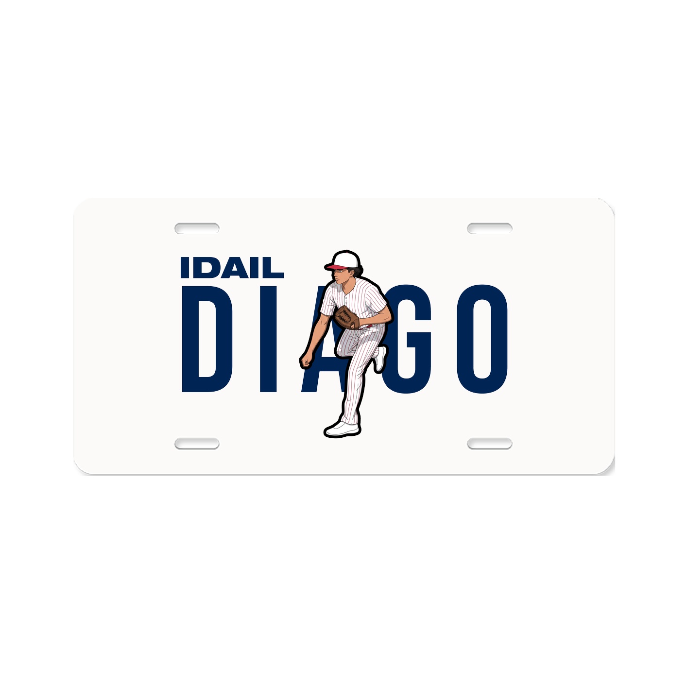 License Plate — Player Name in Classic
