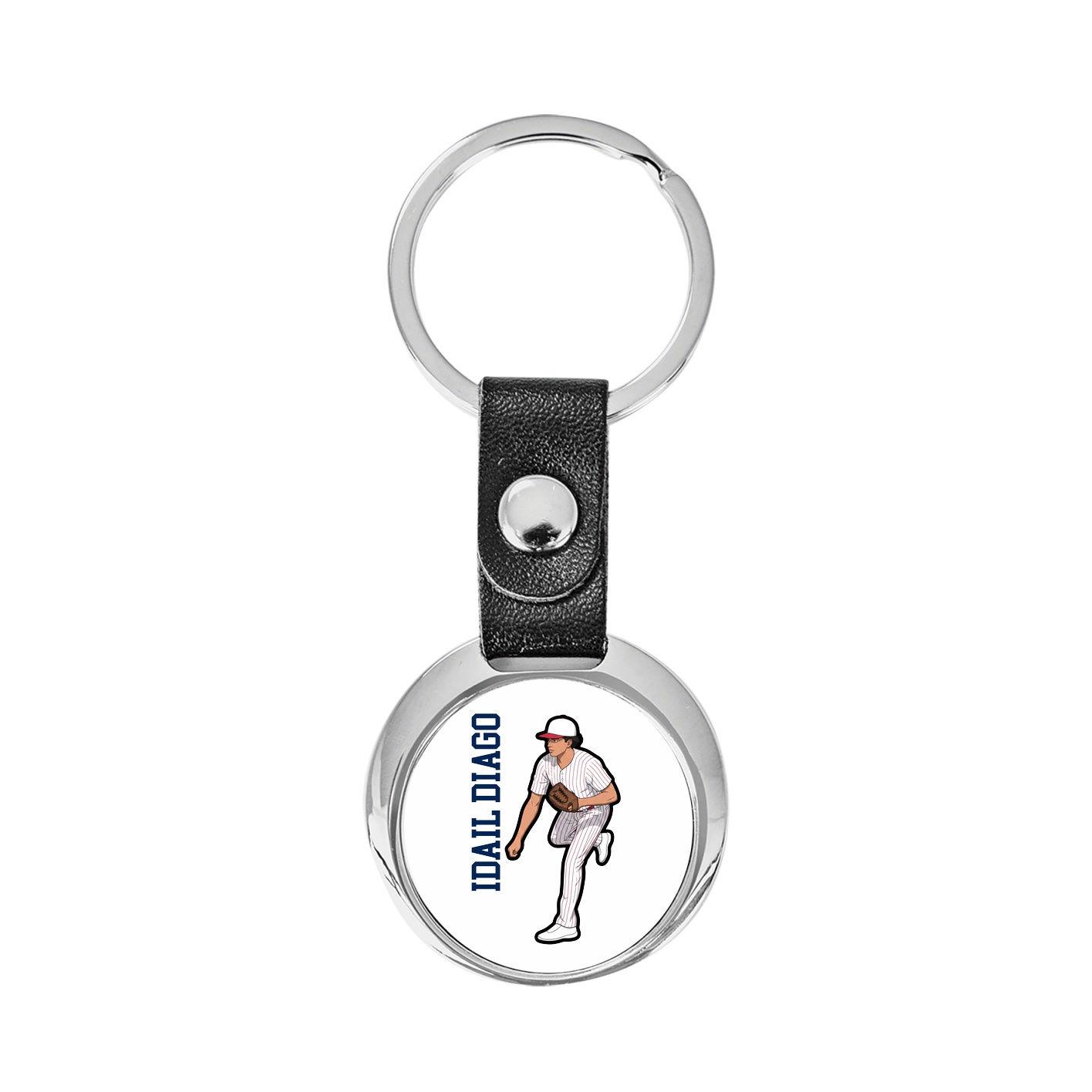 Key Chain — Name Vertical in Classic