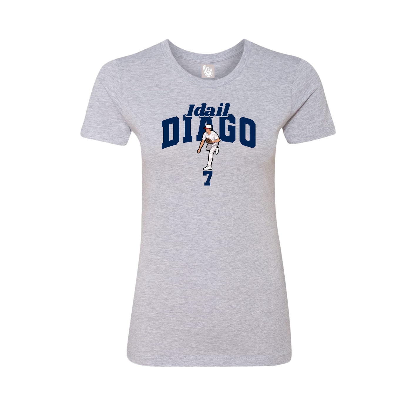 Womens Tee — Signature Arch in Grey