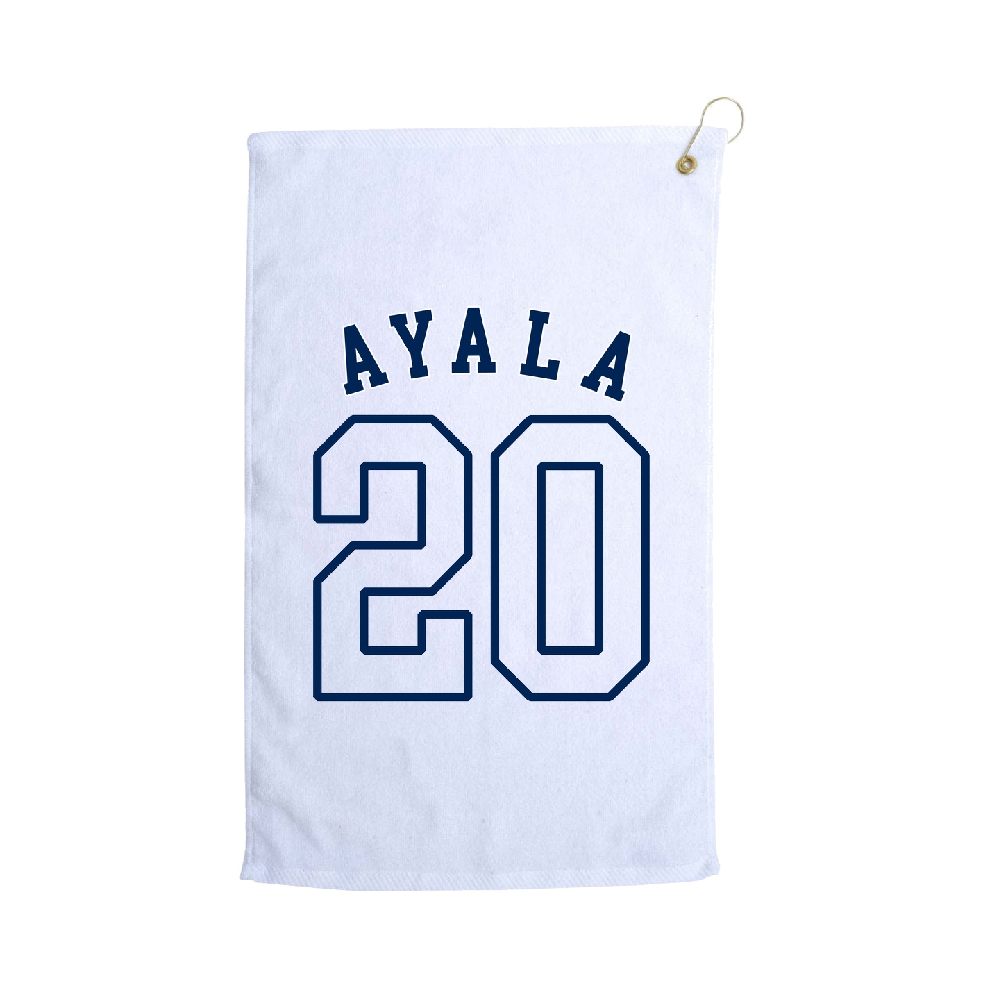 Golf Towel — Shirsey Arch in White