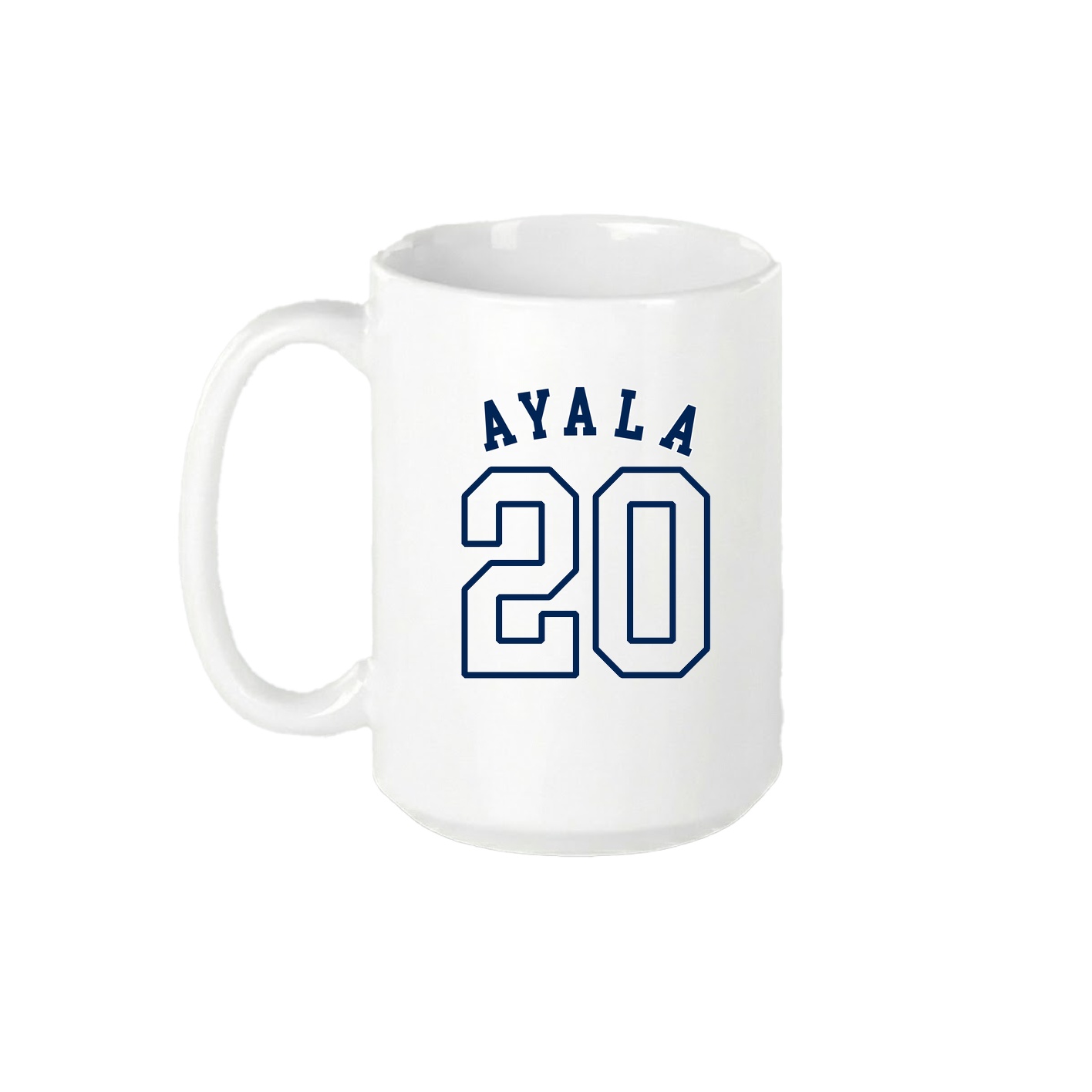 15oz Coffee Mug — Shirsey Arch in White