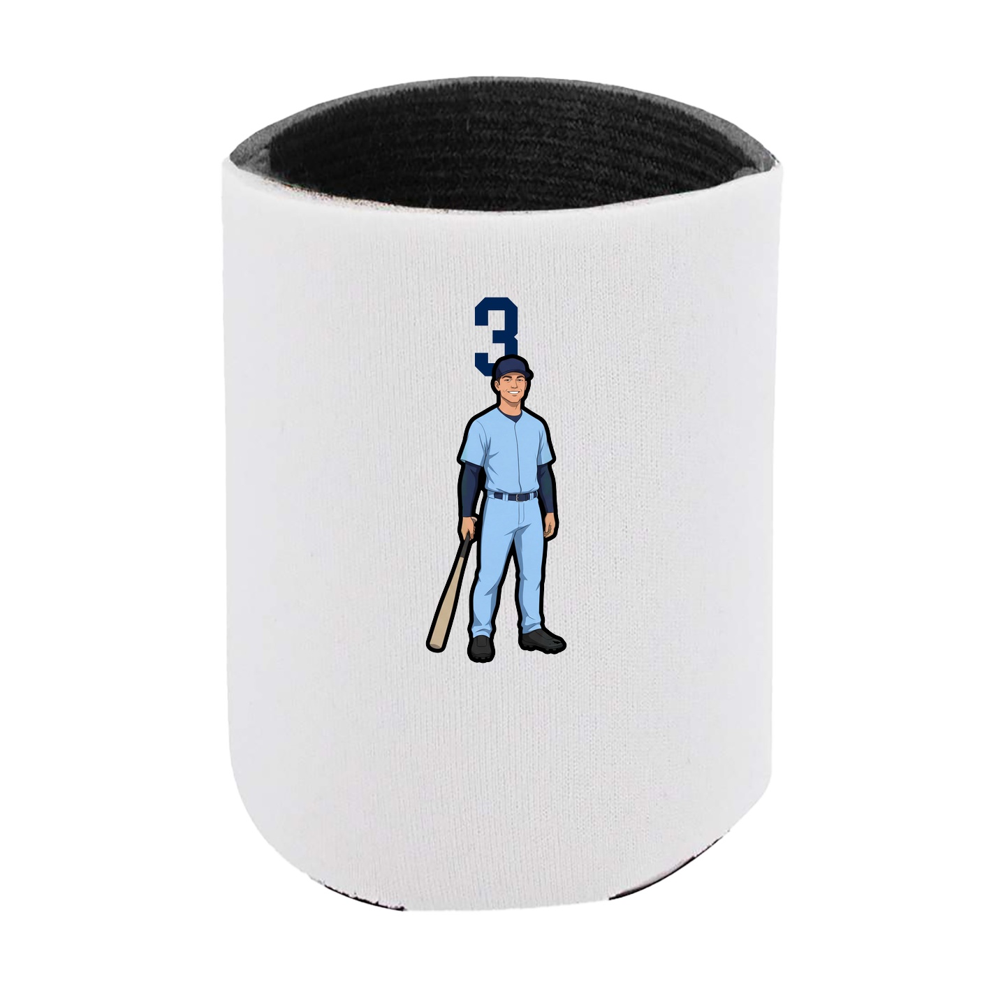 Can Holder — Number Top in White