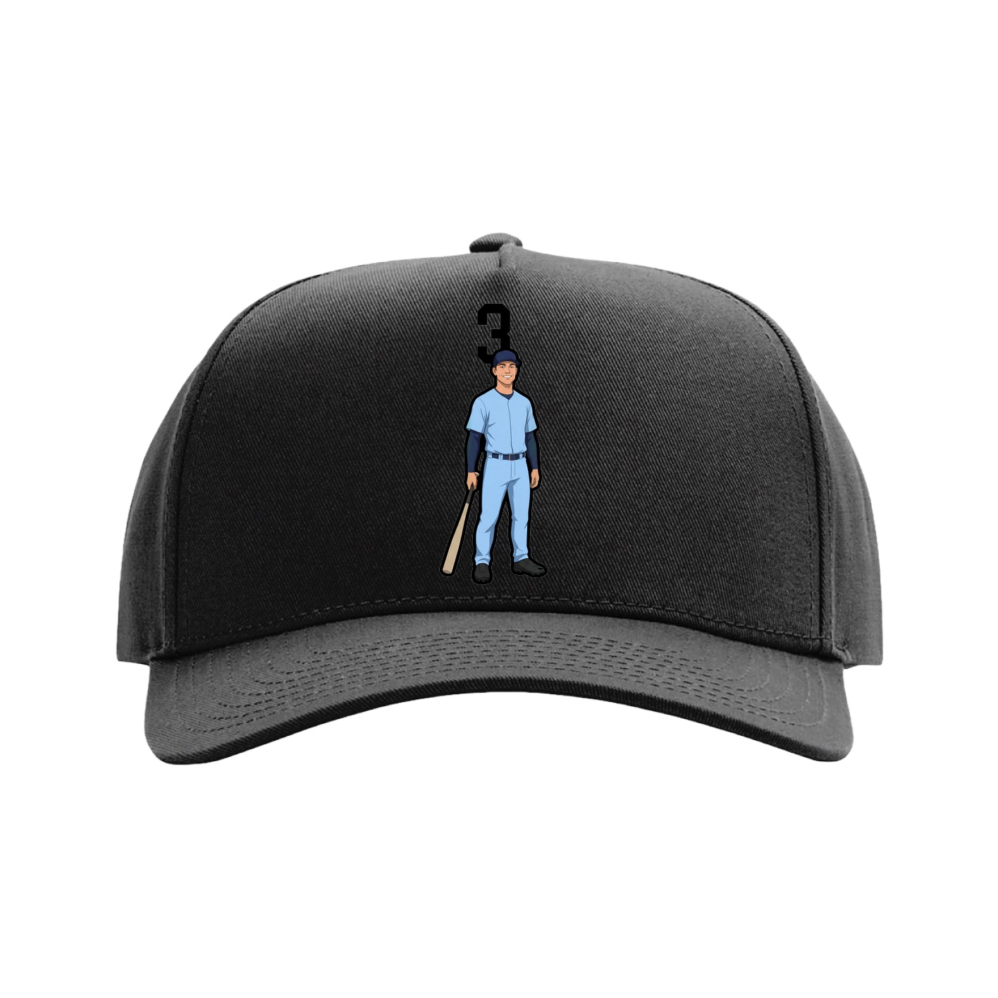 Full Fabric Five-Panel Champ Cap