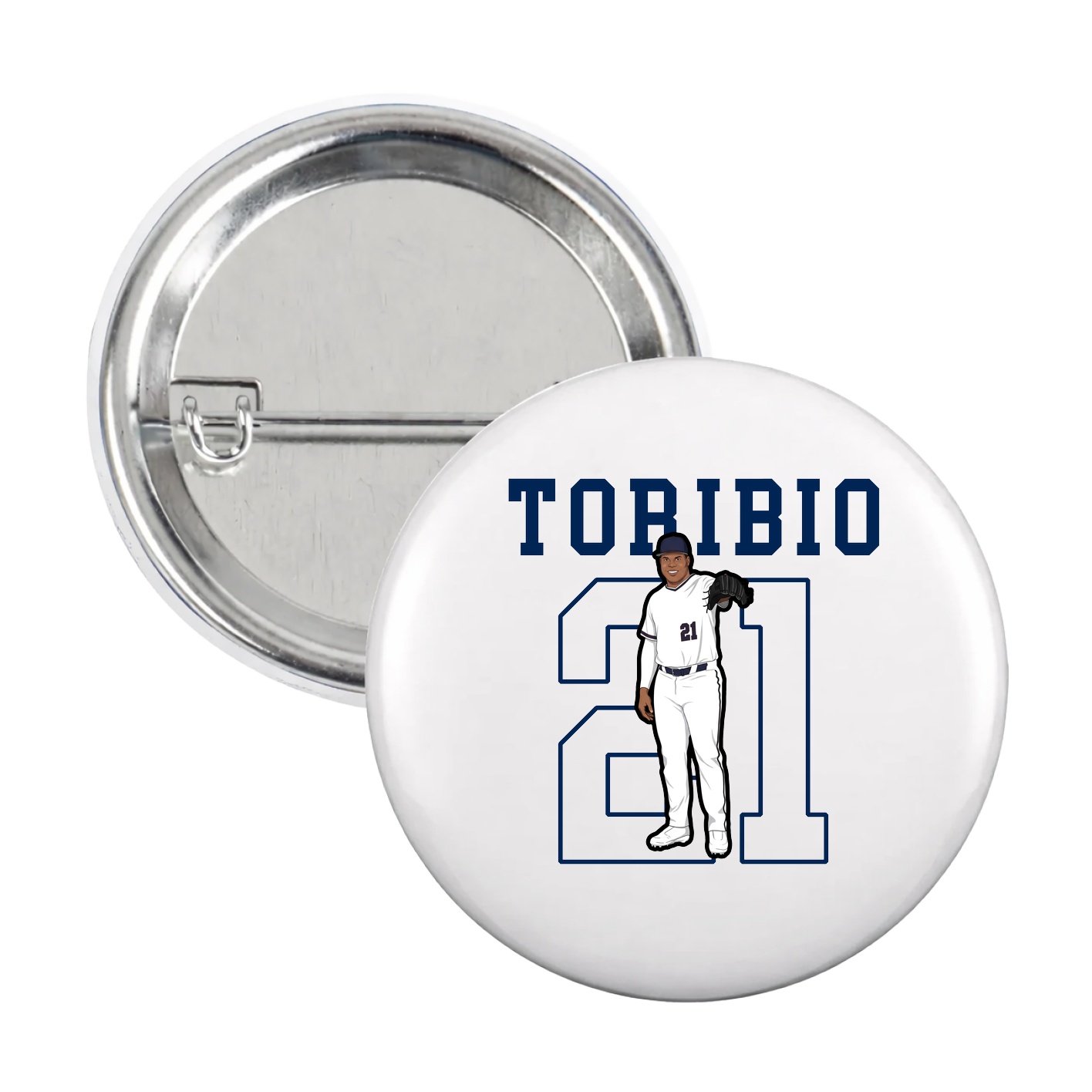 Game Day Button — Shirsey in White