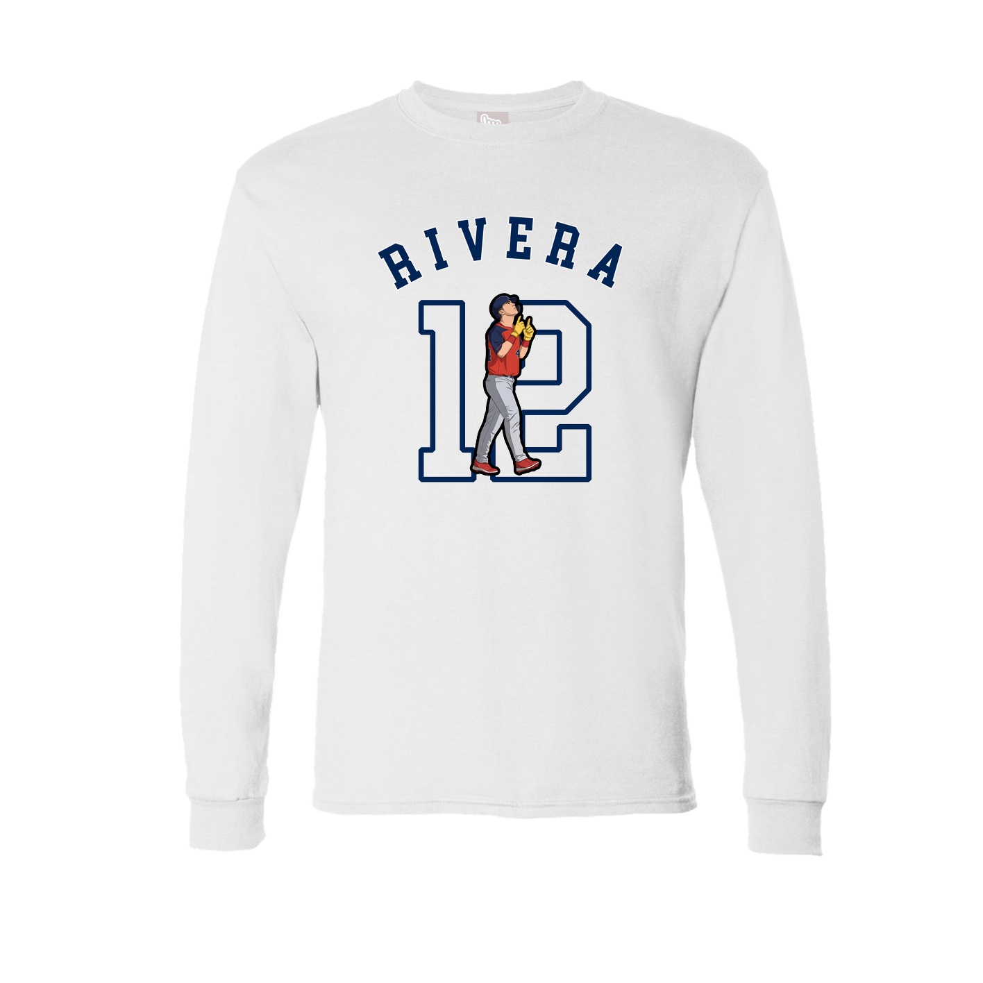 Long Sleeve Tee — Shirsey Arch in White