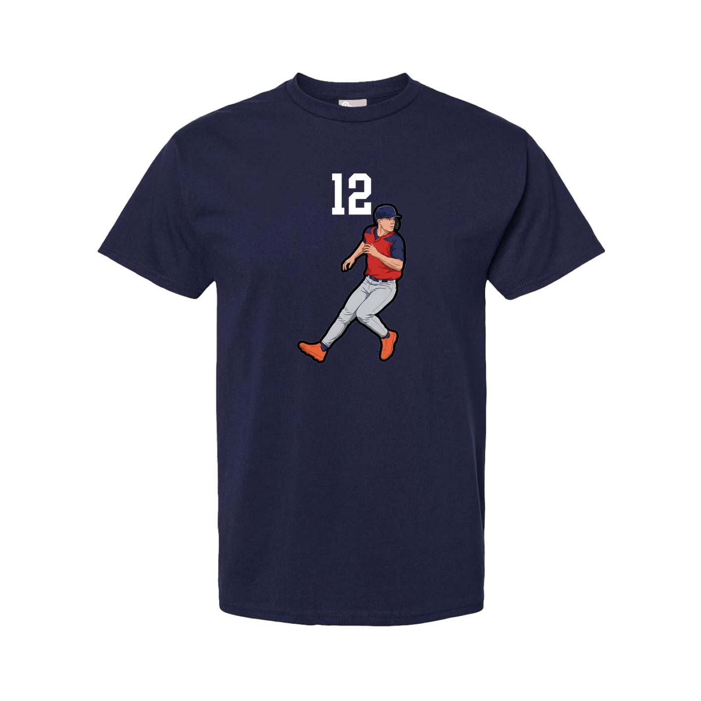 Tee — Number Top in Navy