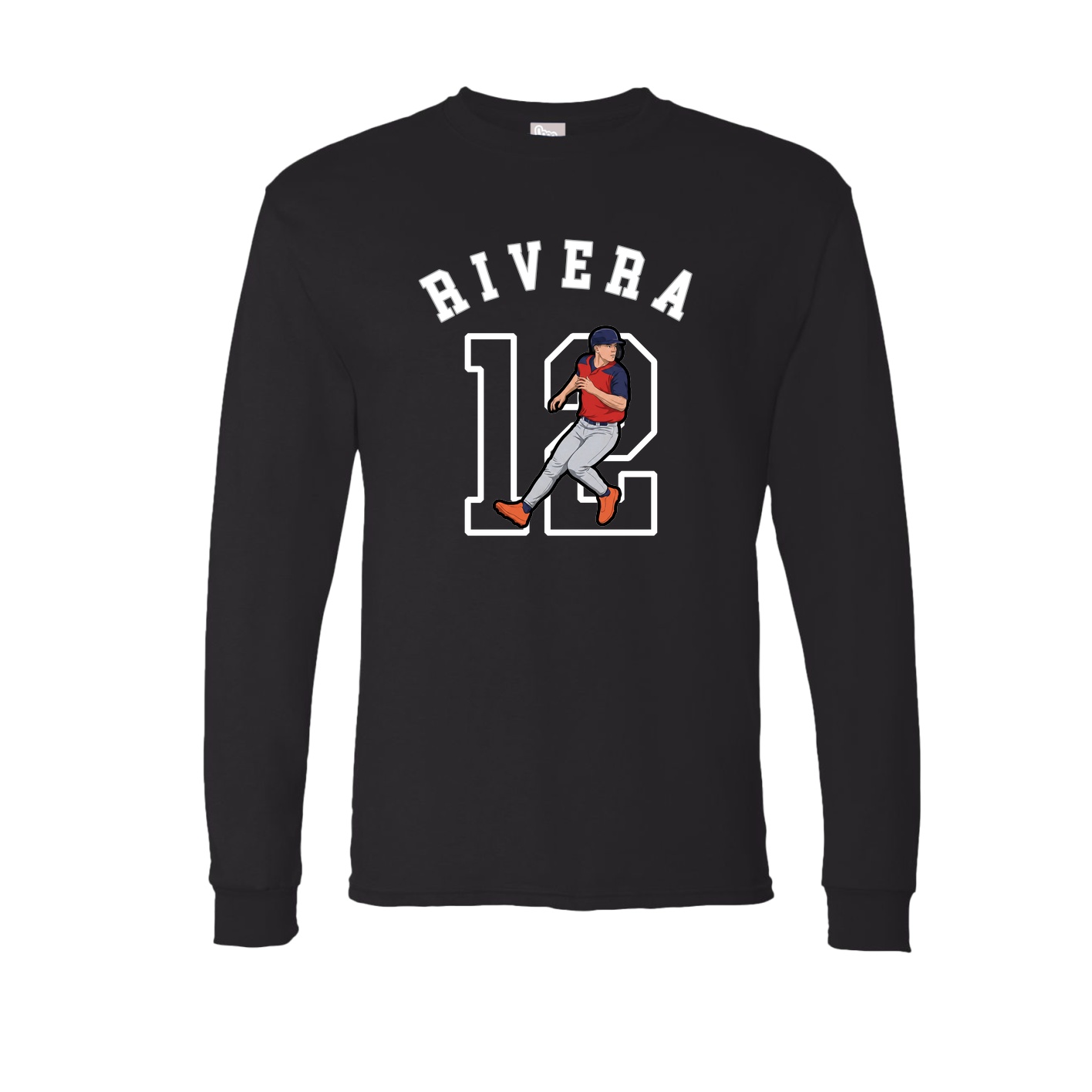 Long Sleeve Tee — Shirsey Arch in Black