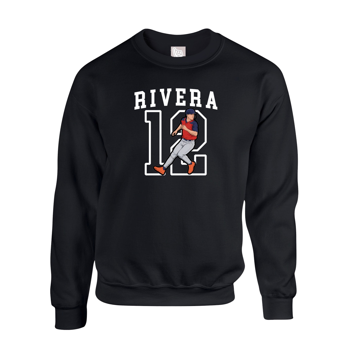 Fleece Crew — Shirsey in Black