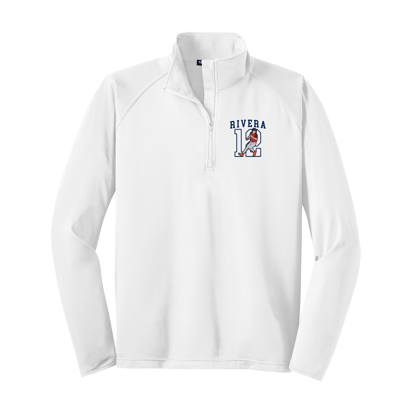 Q-Zip Pullover — Shirsey in White