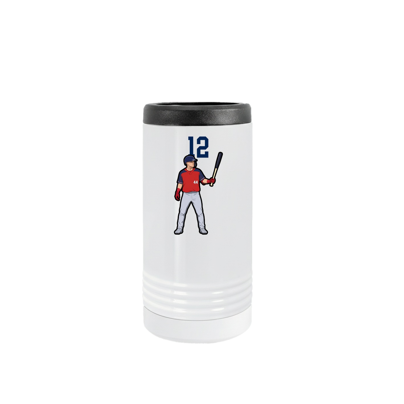 Slim Beverage Holder — Number Top in White