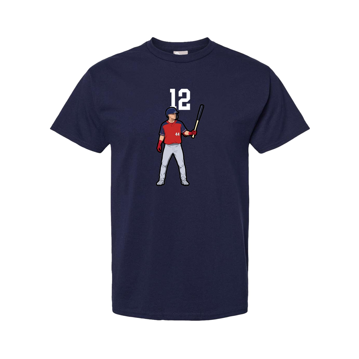 Tee — Number Top in Navy