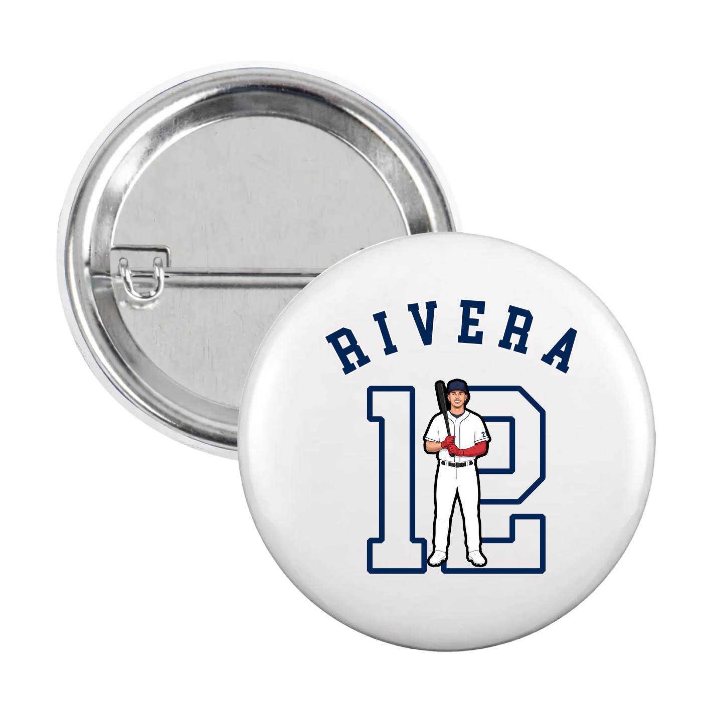 Game Day Button — Shirsey Arch in White
