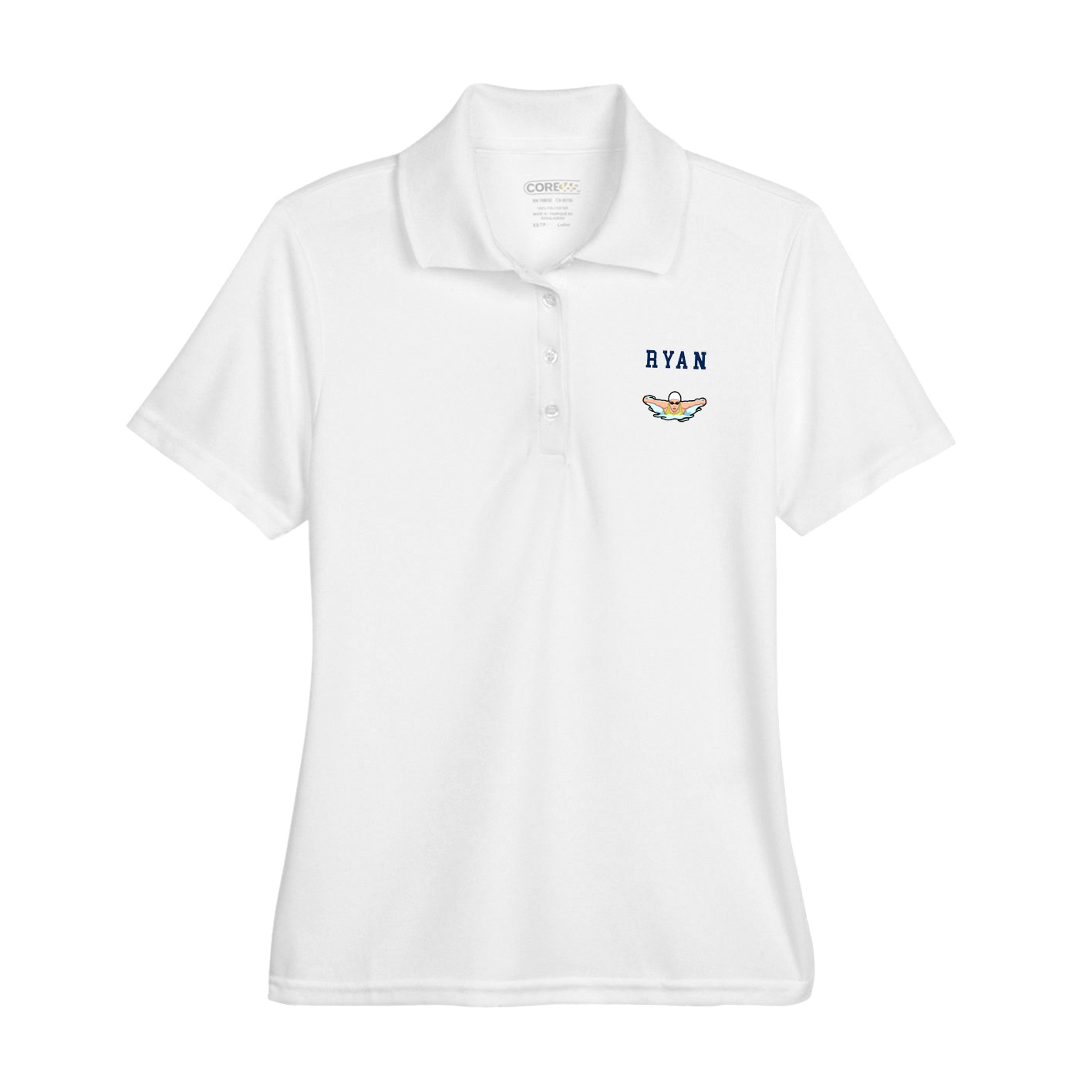Womens Performance Polo — Shirsey in White