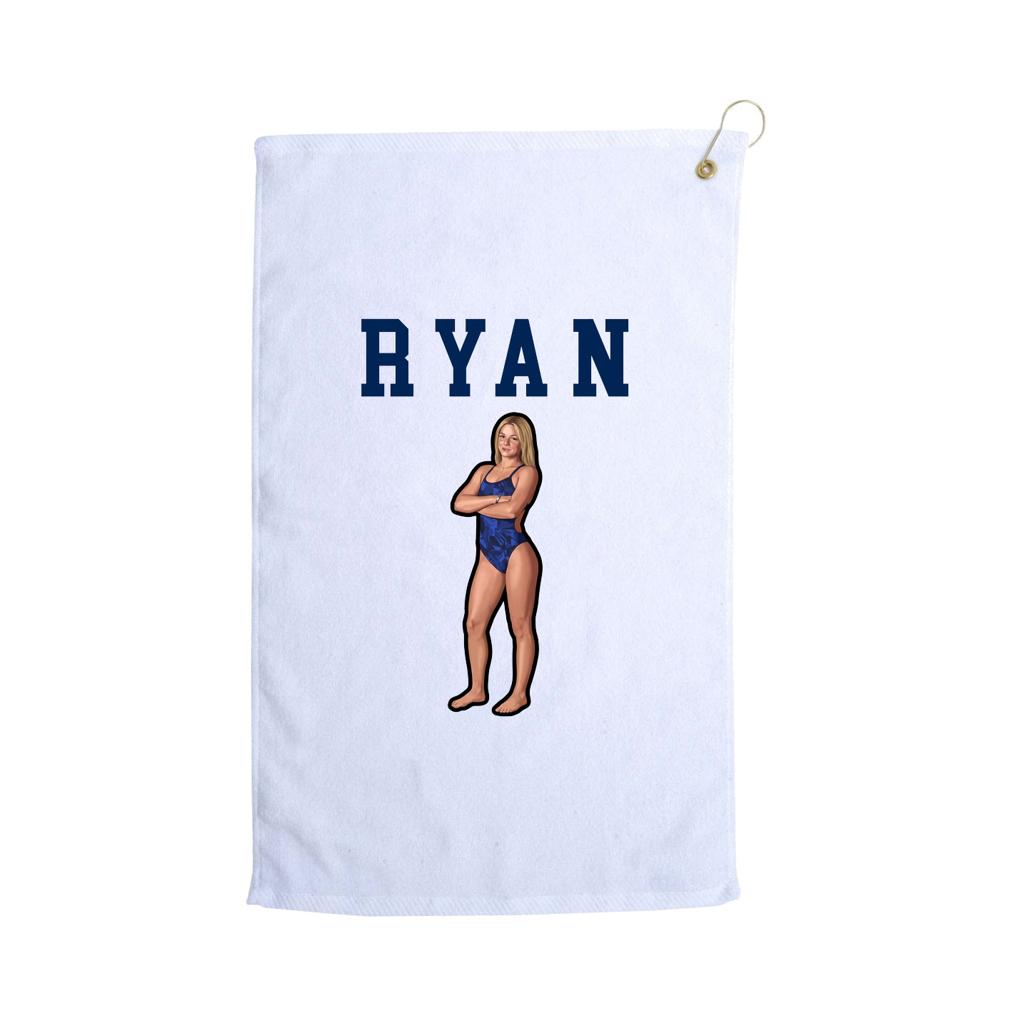 Golf Towel — Shirsey in White