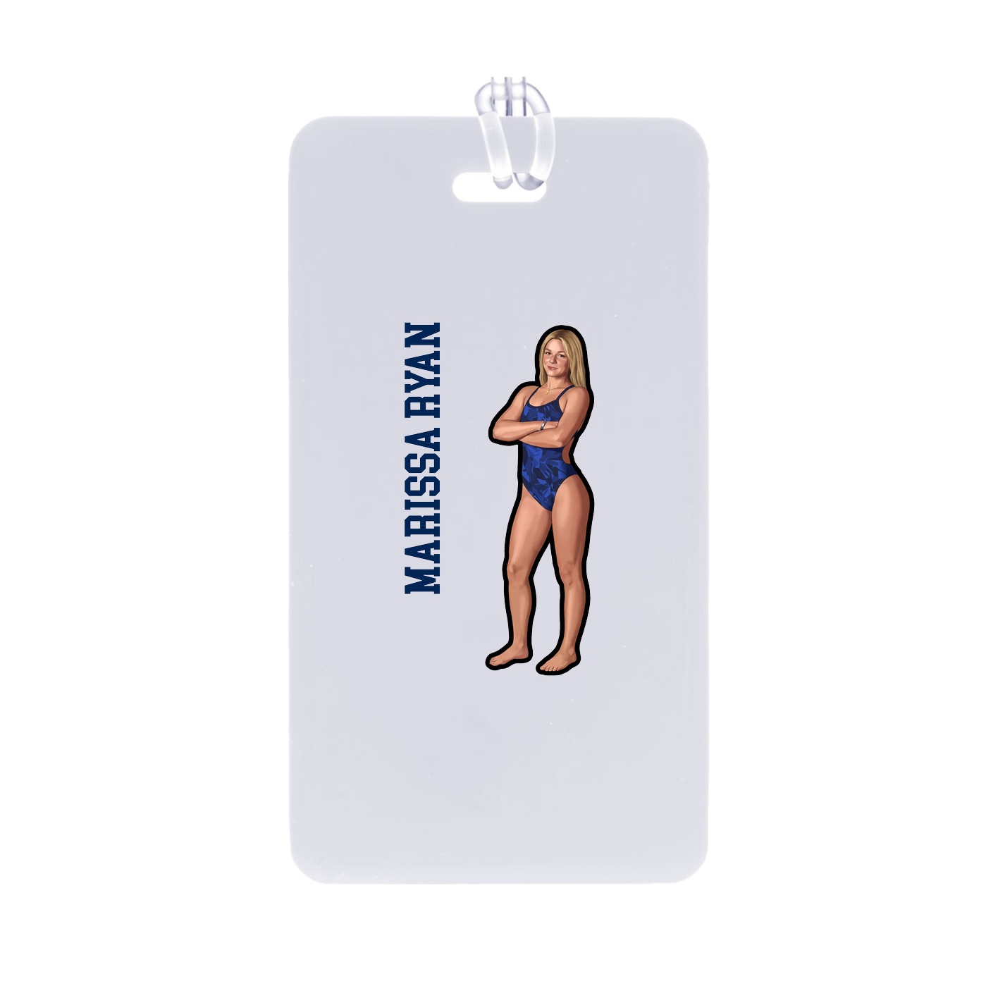 Bag Tag — Name Vertical in Classic