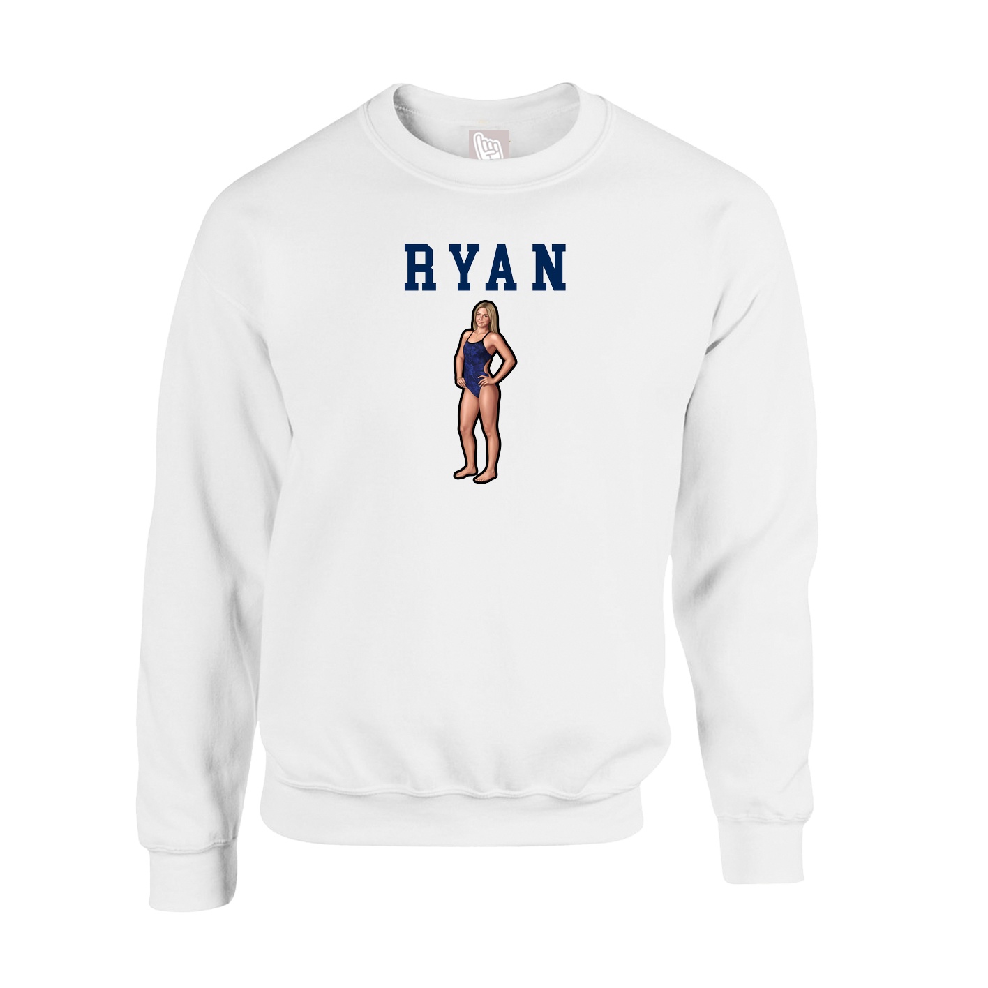 Fleece Crew — Shirsey in White