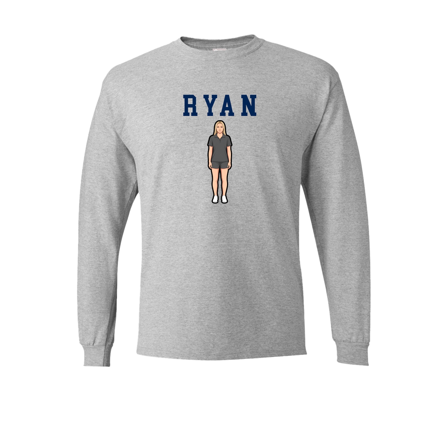 Long Sleeve Tee — Shirsey in Grey