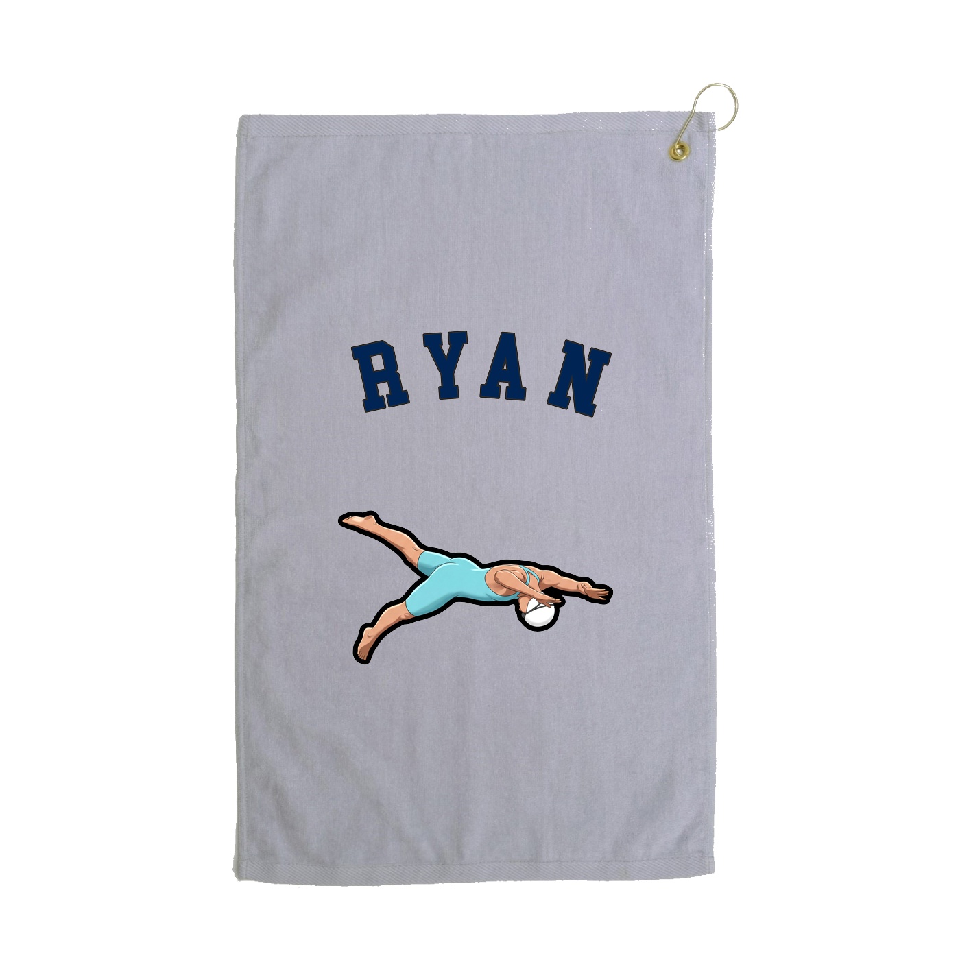 Golf Towel — Shirsey Arch in Grey