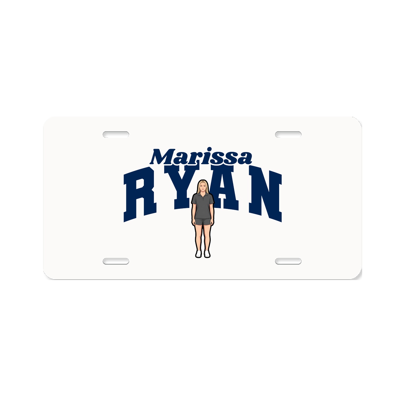 License Plate — Signature Arch in Classic