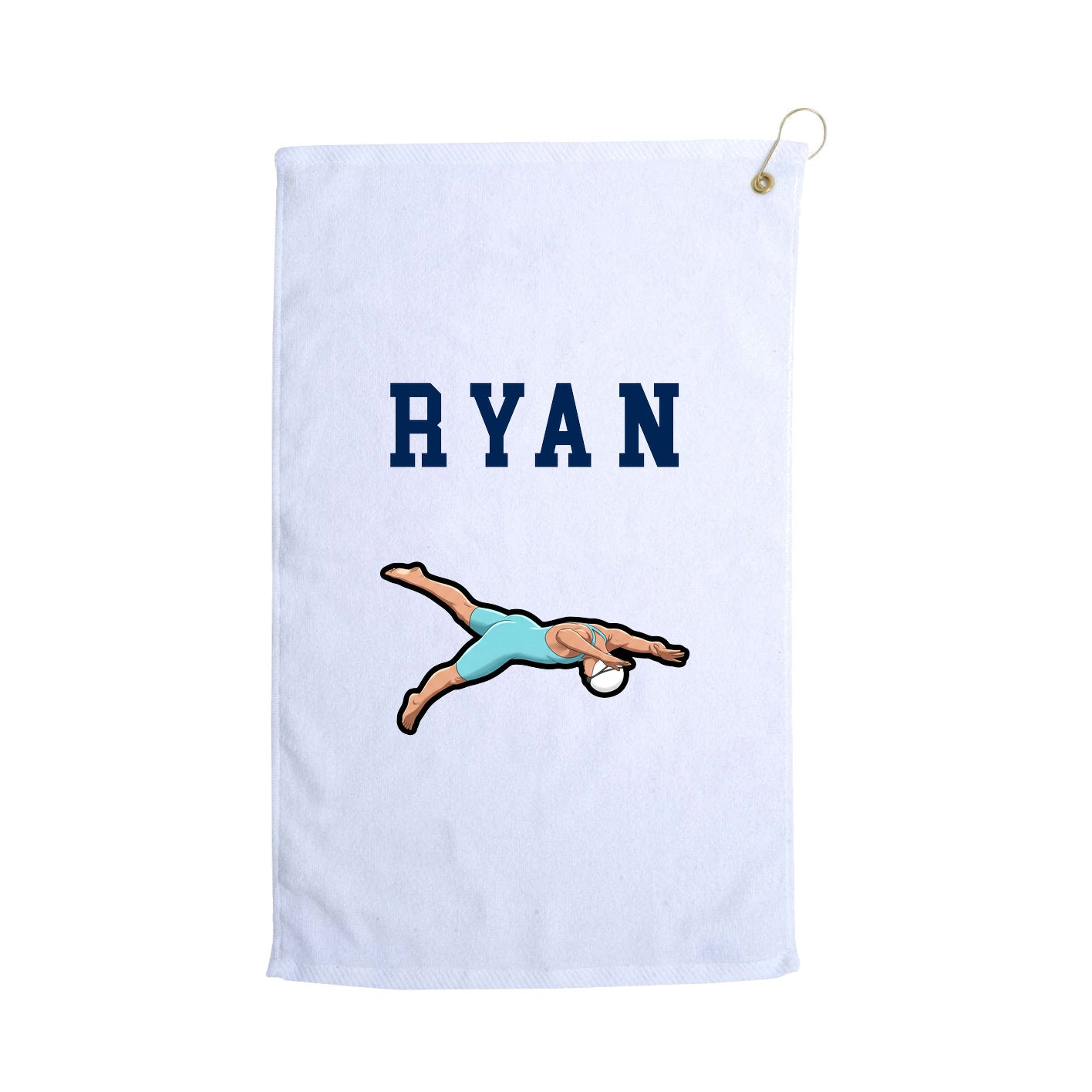 Golf Towel — Shirsey in White