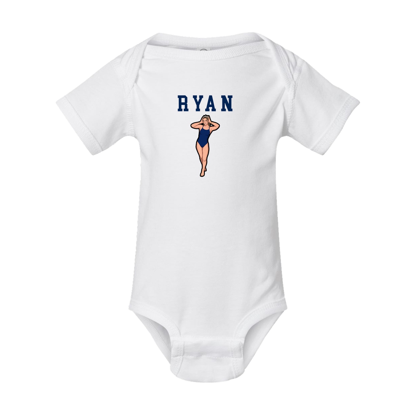 Baby Onesie — Shirsey in White