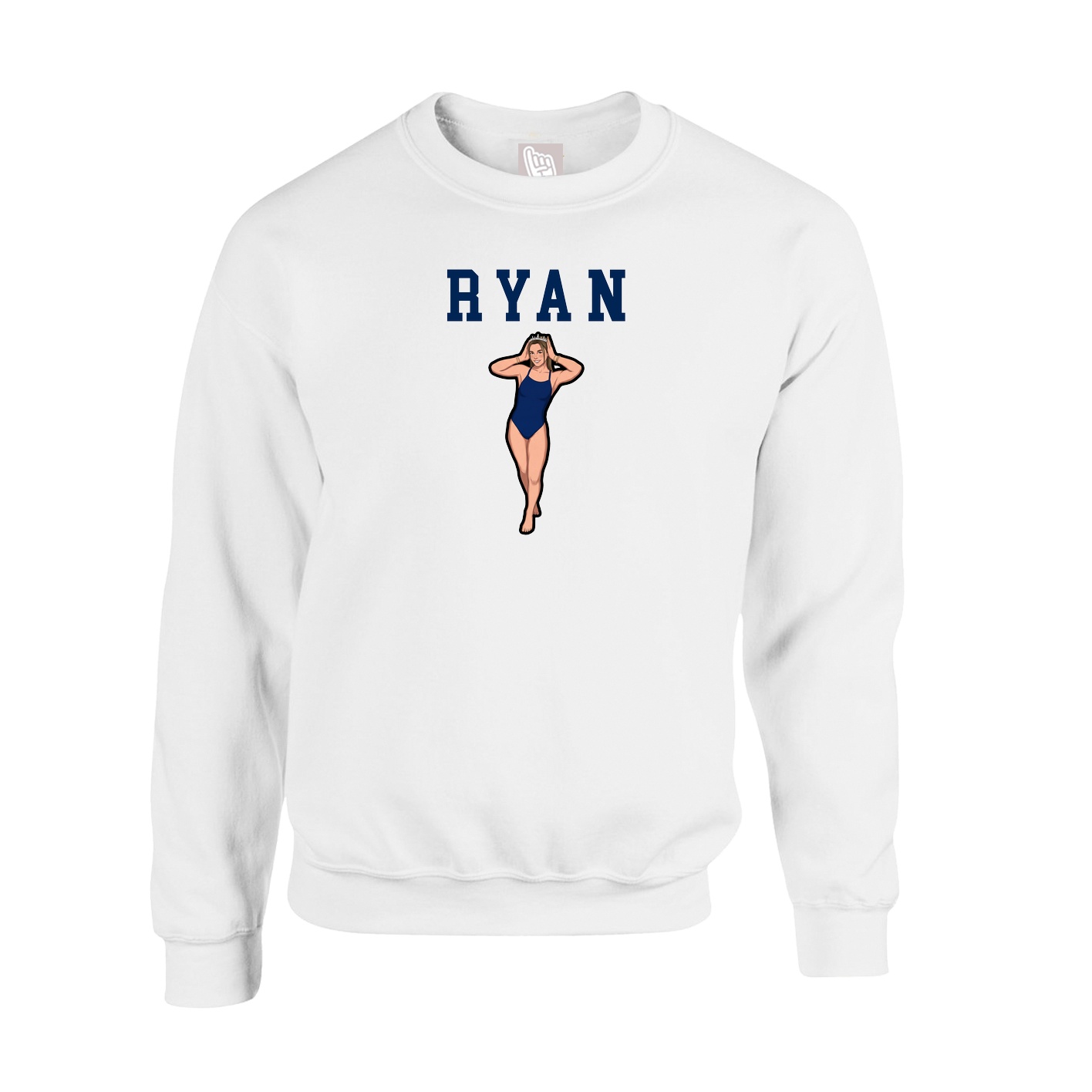Fleece Crew — Shirsey in White