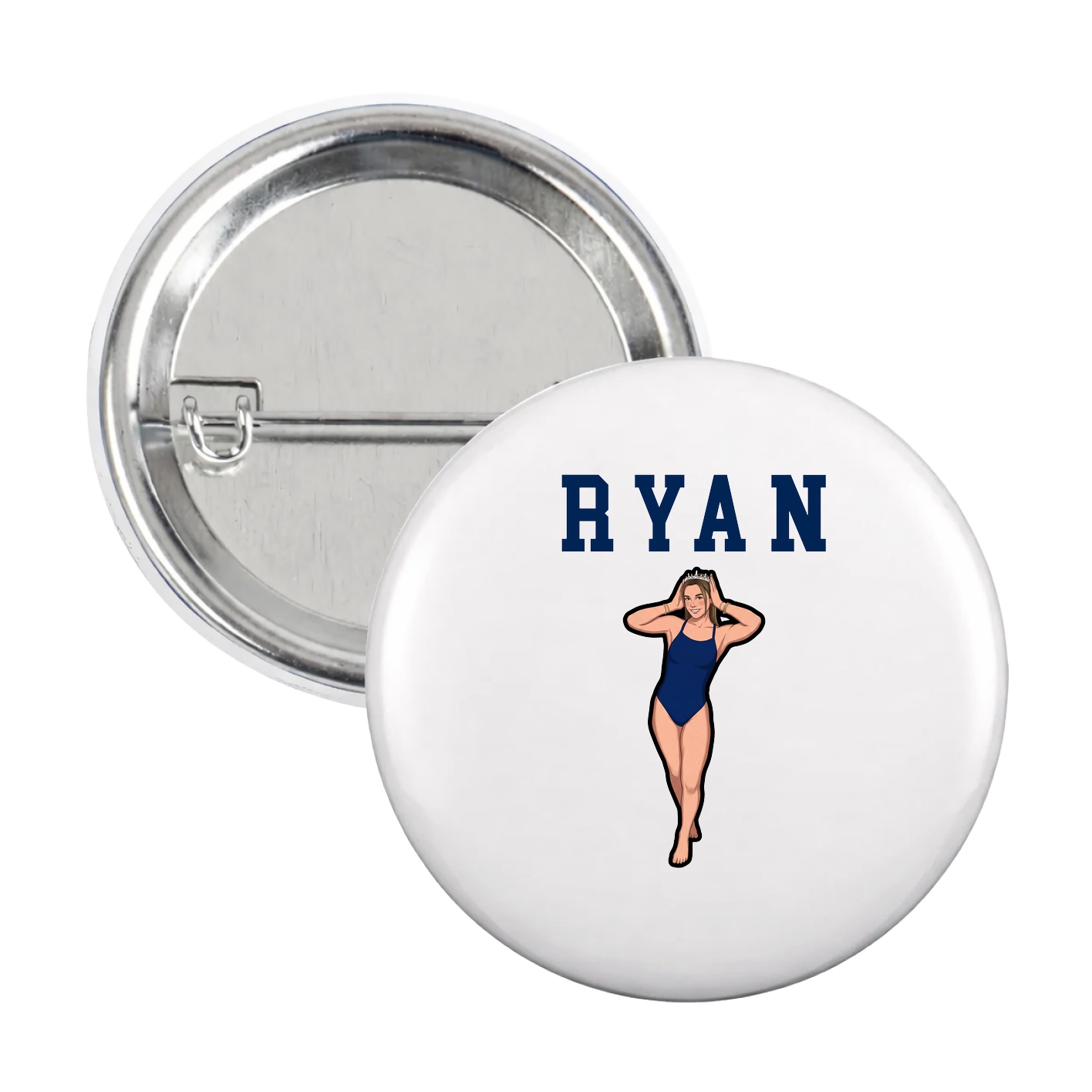 Game Day Button — Shirsey in White