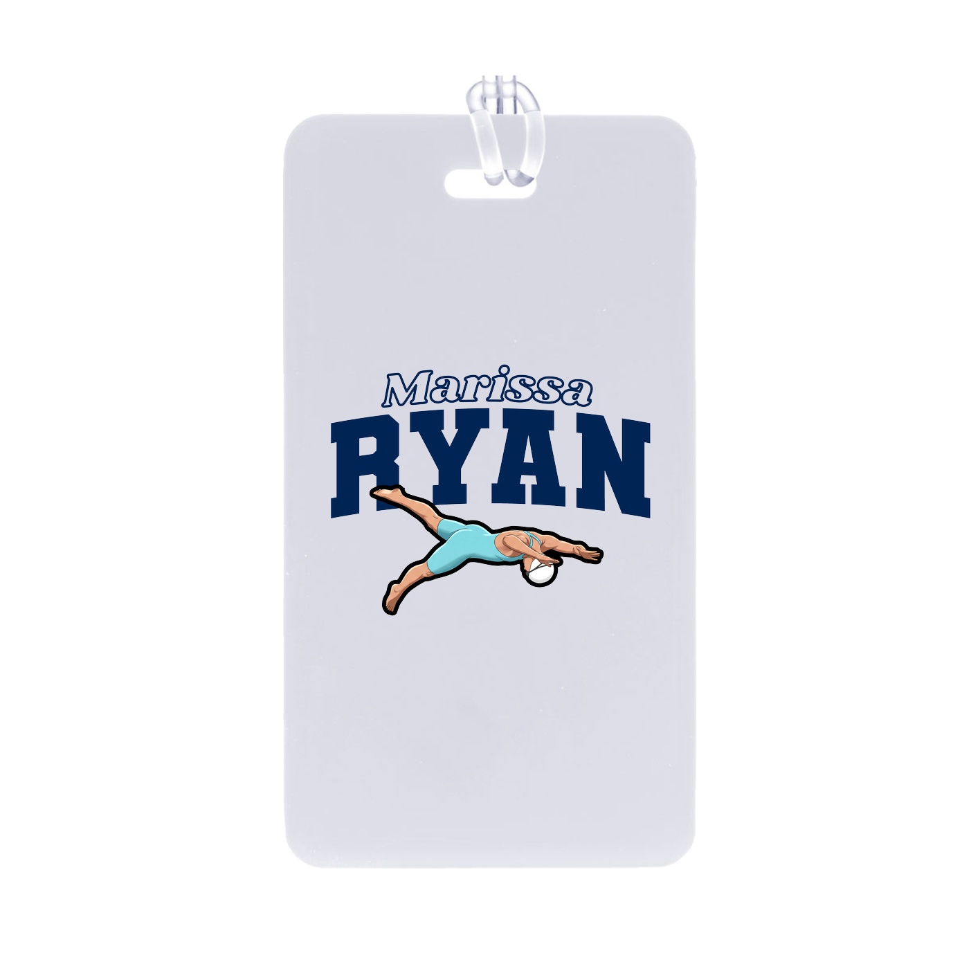 Bag Tag — Name Arch in Classic