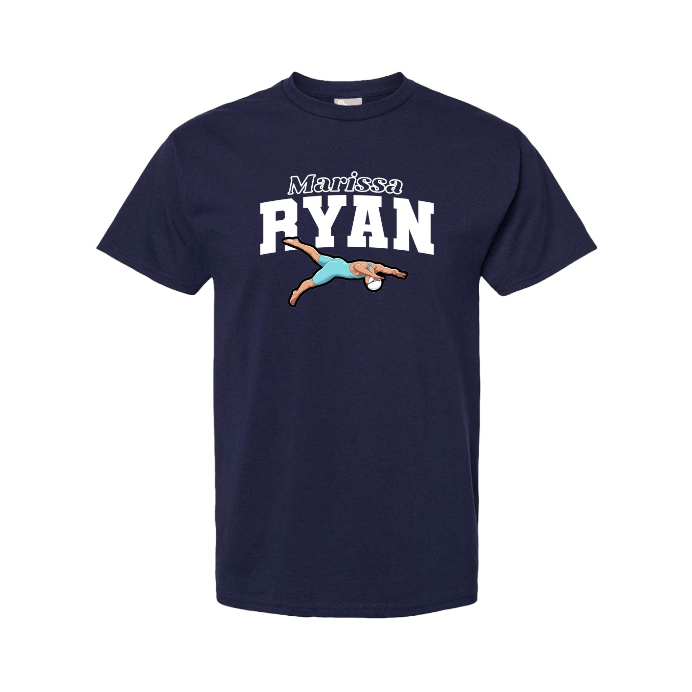 Tee — Name Arch in Navy
