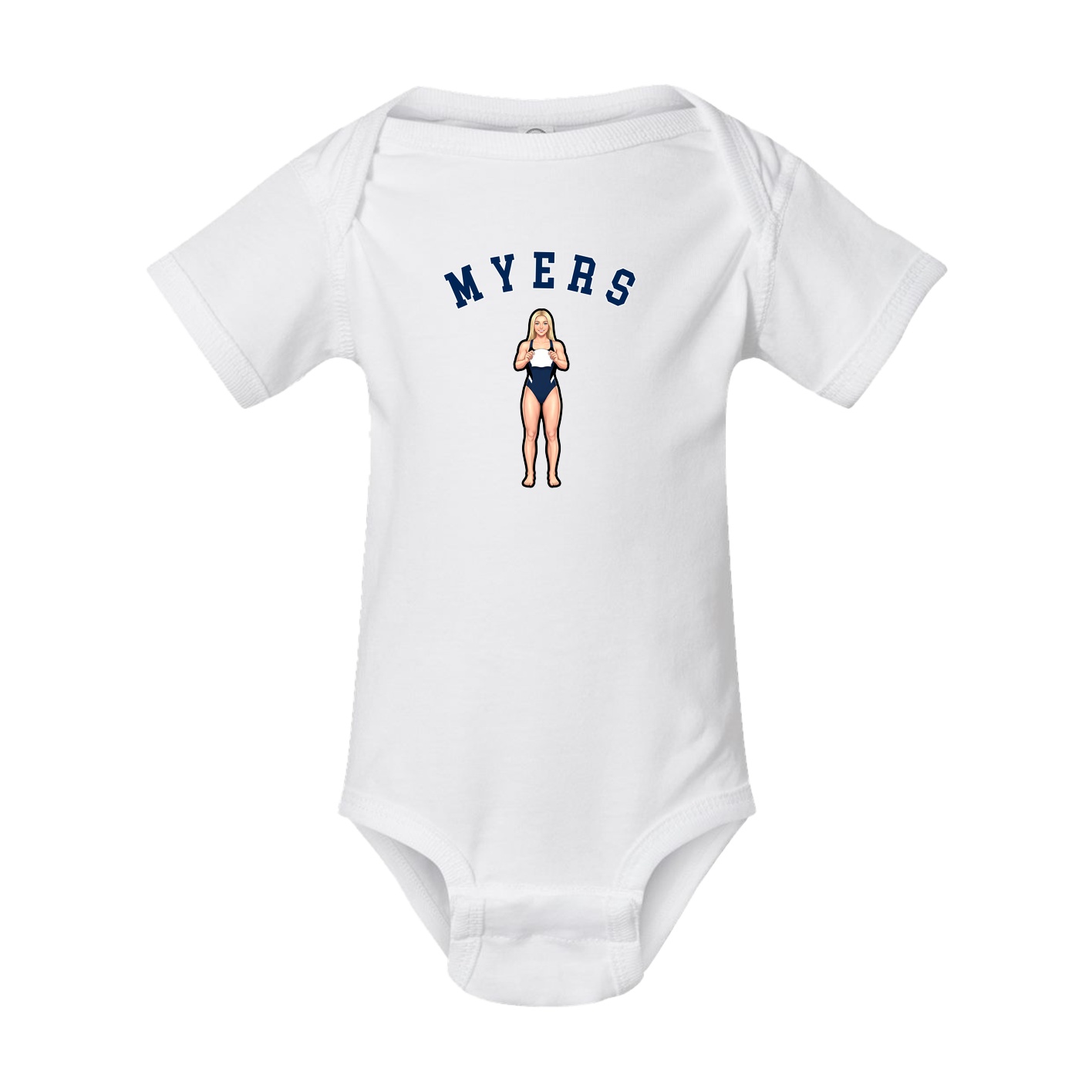 Baby Onesie — Shirsey Arch in White