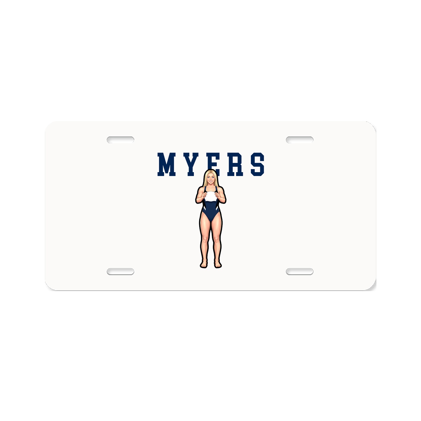 License Plate — Shirsey in Classic