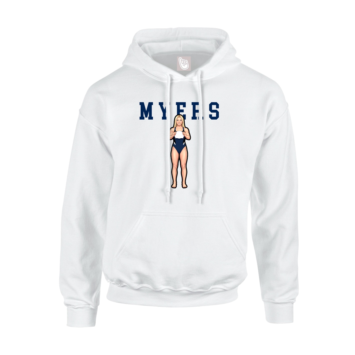 Youth Hoodie — Shirsey in White
