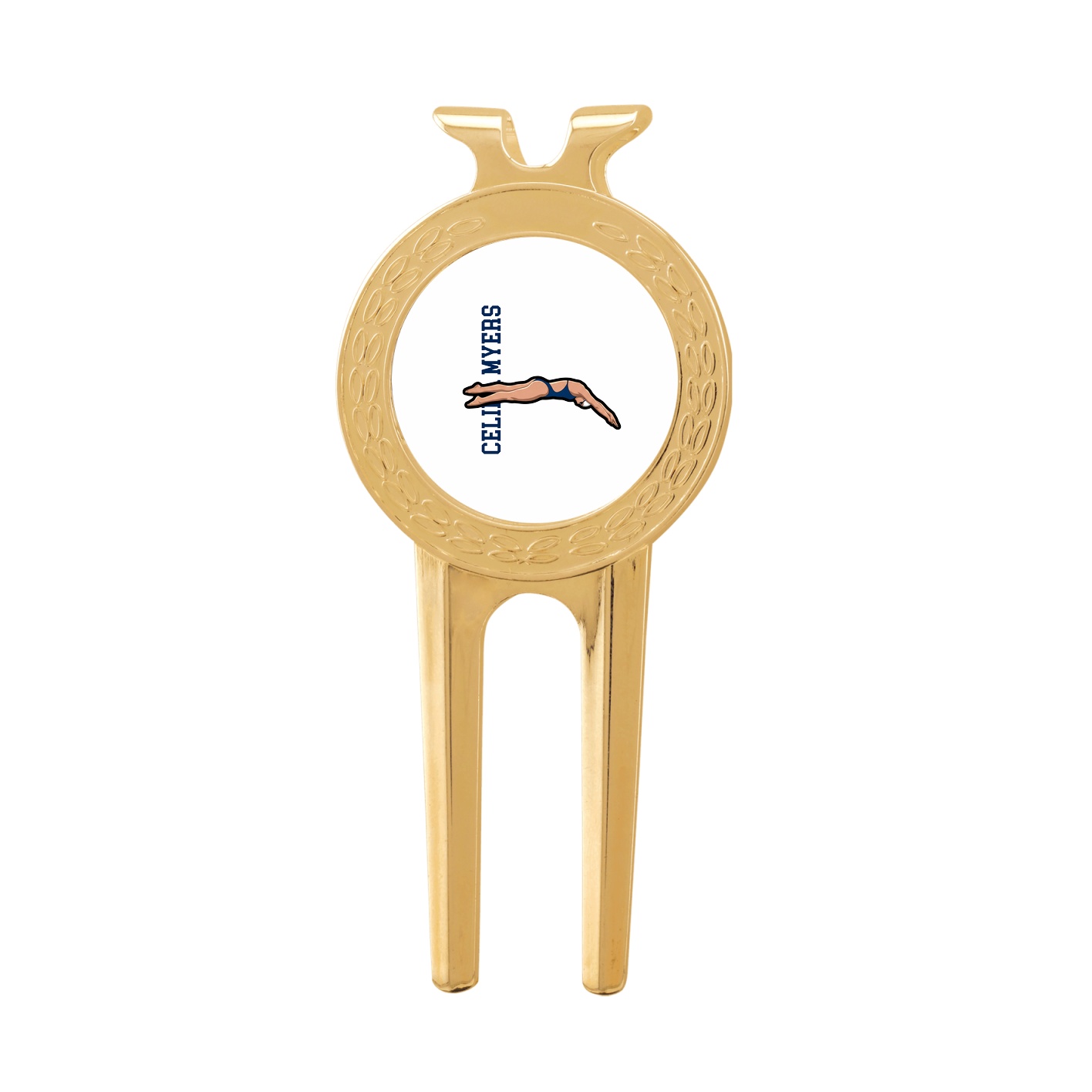 Divot Tool with Ball Marker — Name Vertical in Classic