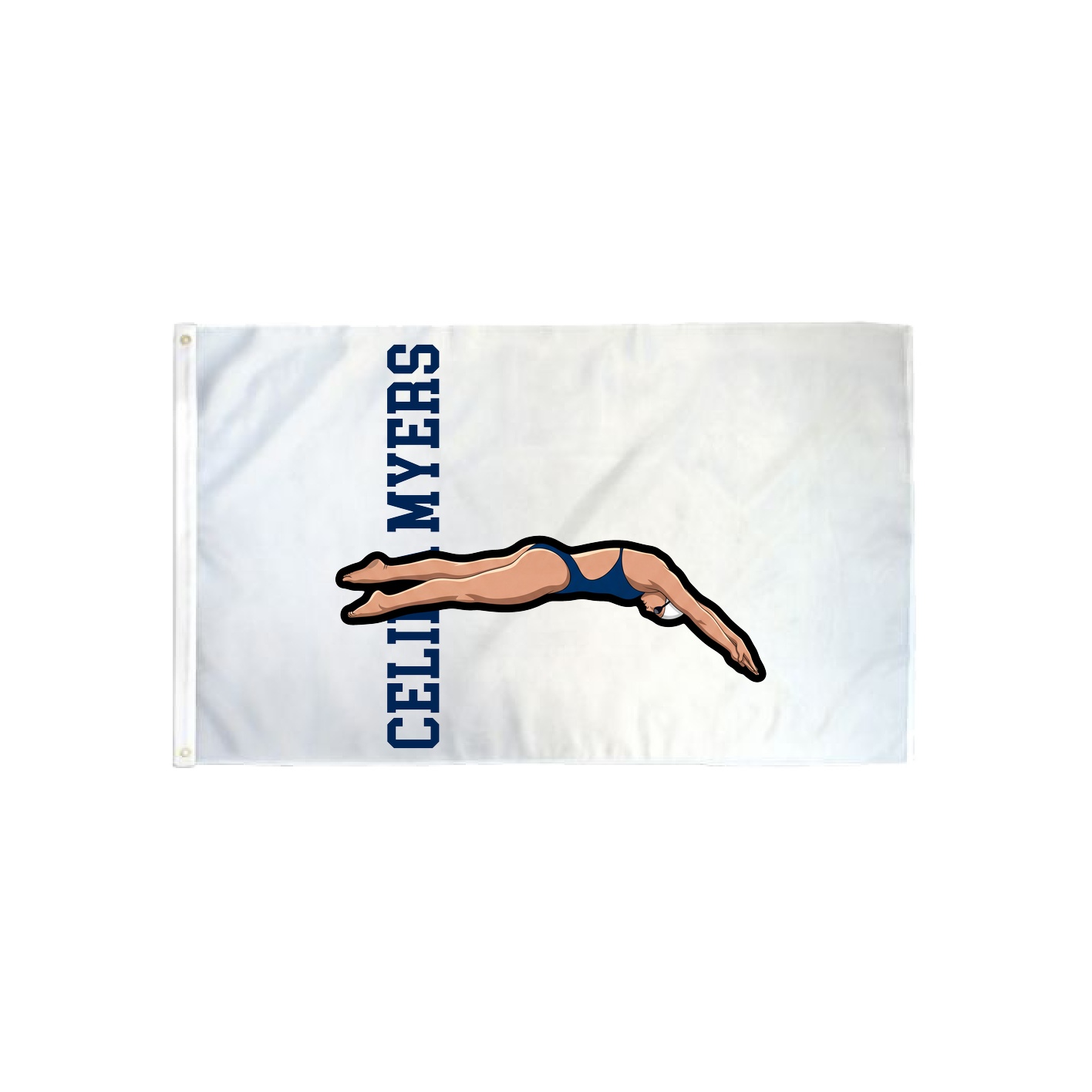 3x5 Flag — Name Vertical in Classic