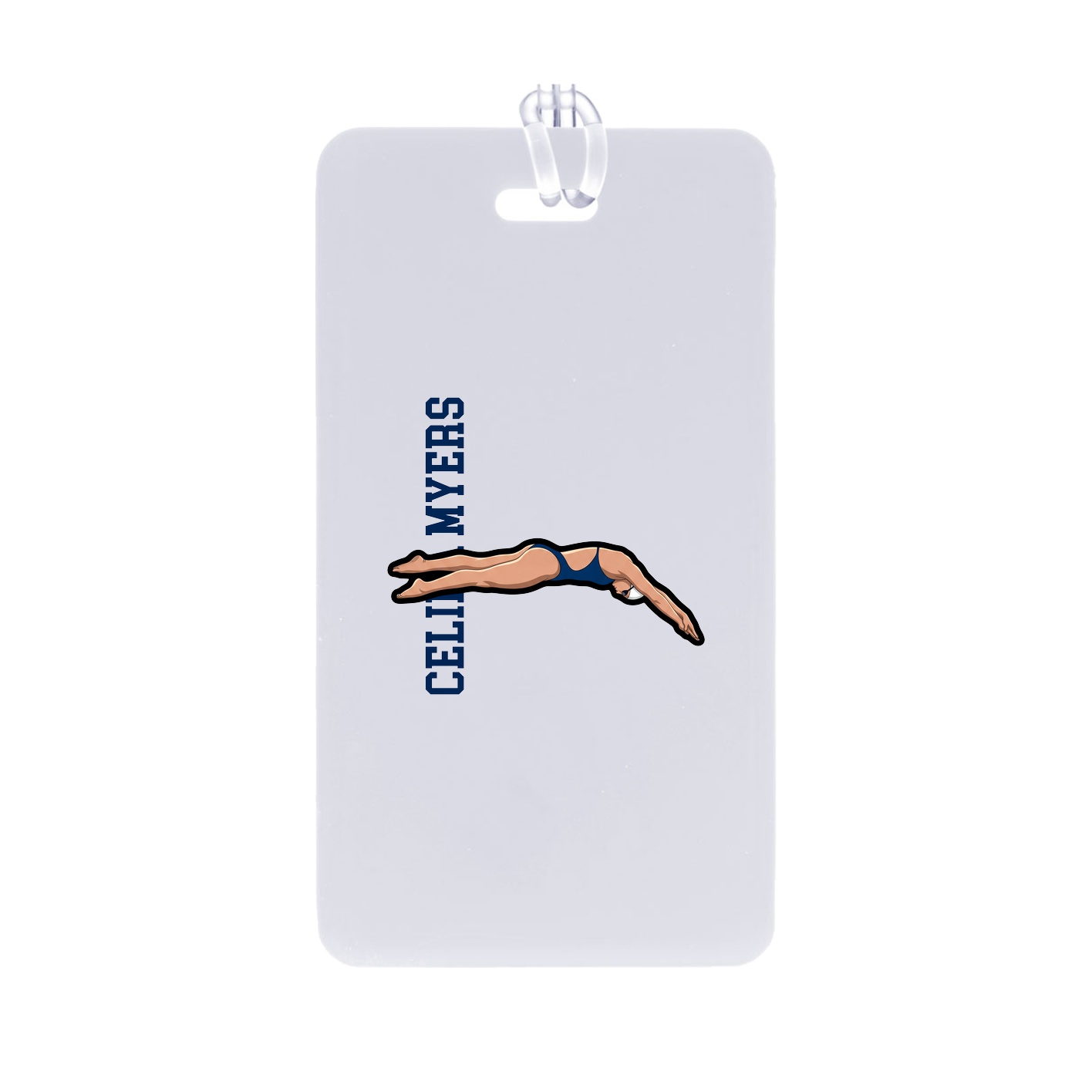Bag Tag — Name Vertical in Classic