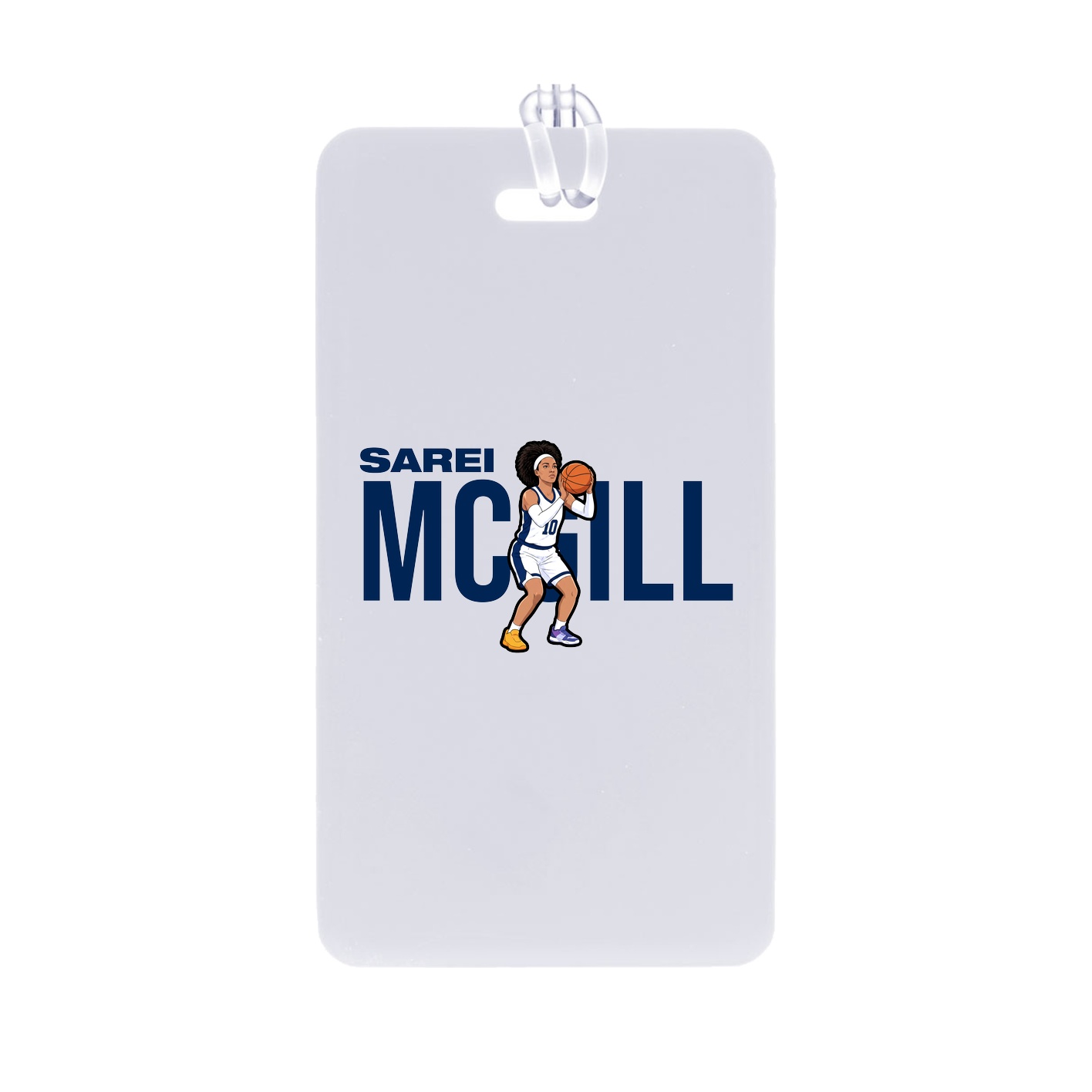 Bag Tag — Player Name in Classic