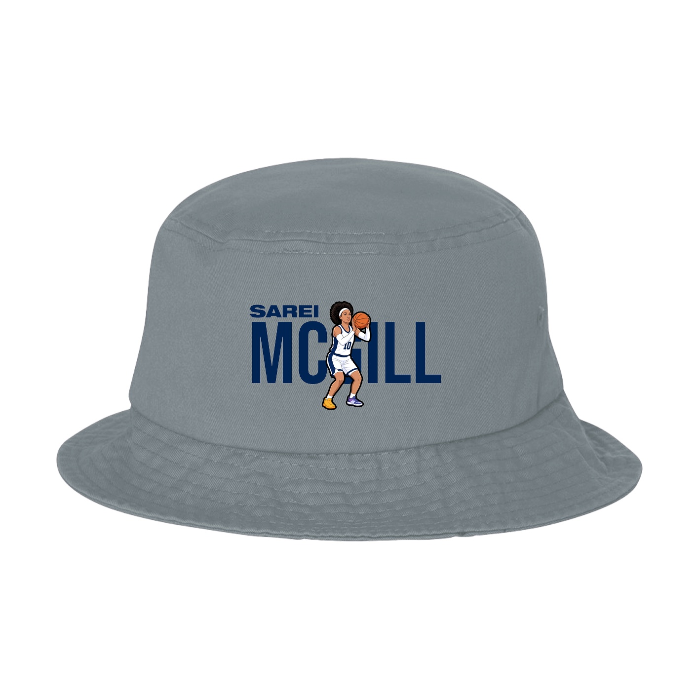 Bucket Cap — Player Name in Grey