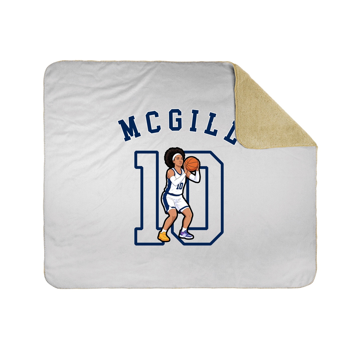 Throw Blanket — Shirsey Arch in White