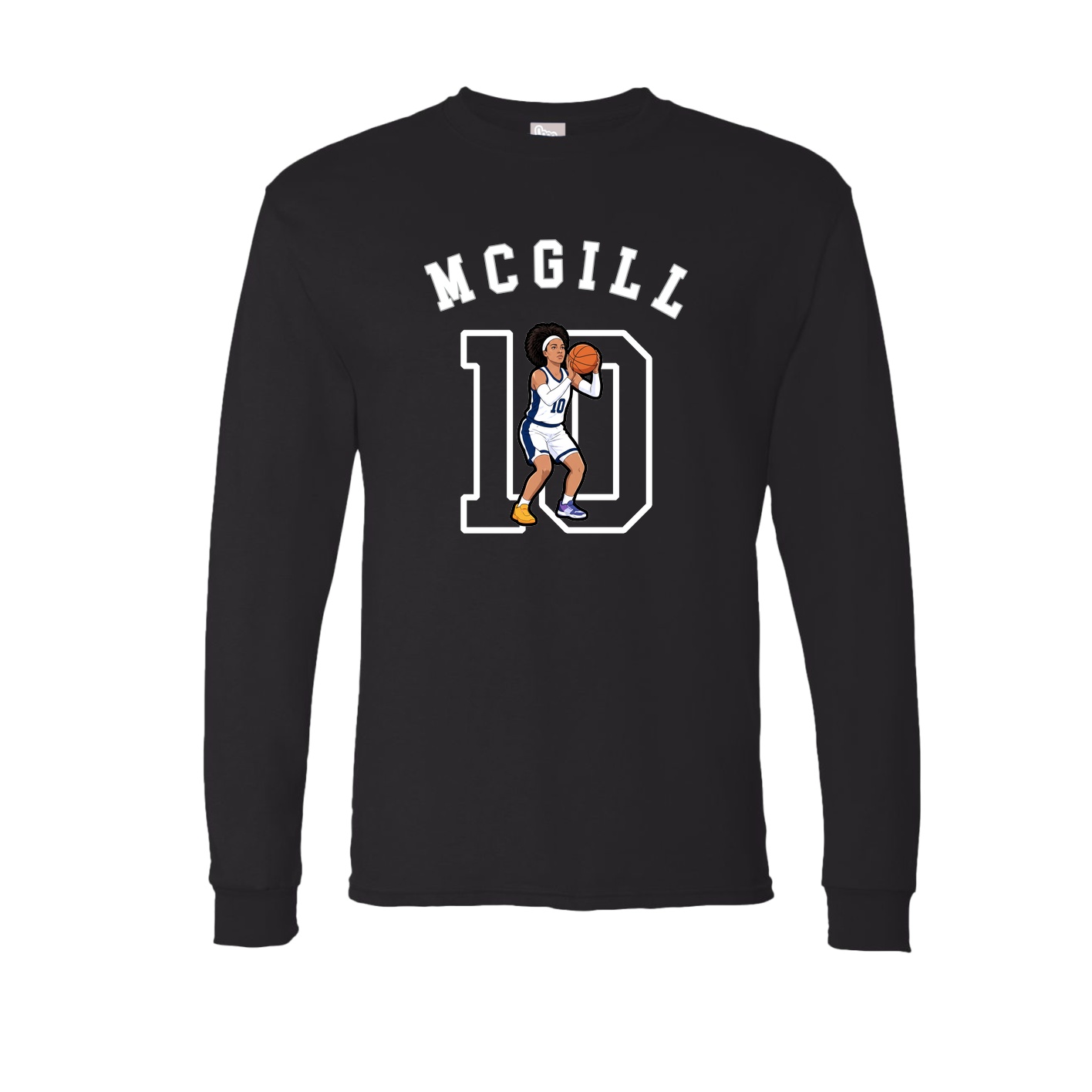 Long Sleeve Tee — Shirsey Arch in Black