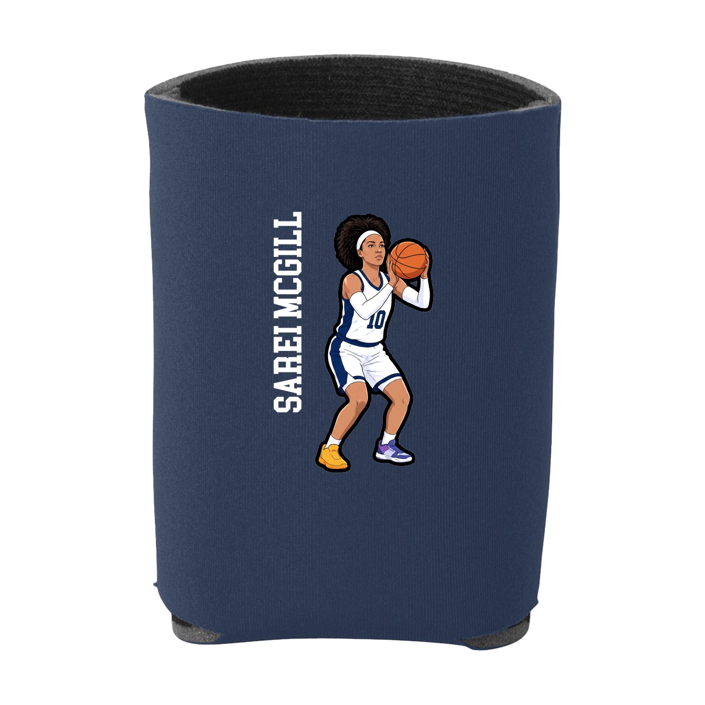 Can Holder — Name Vertical in Navy