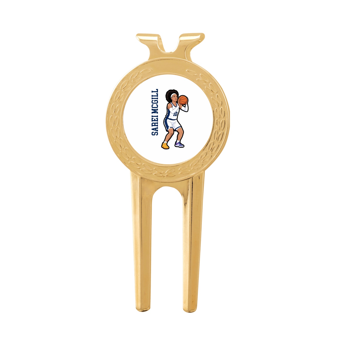 Divot Tool with Ball Marker — Name Vertical in Classic