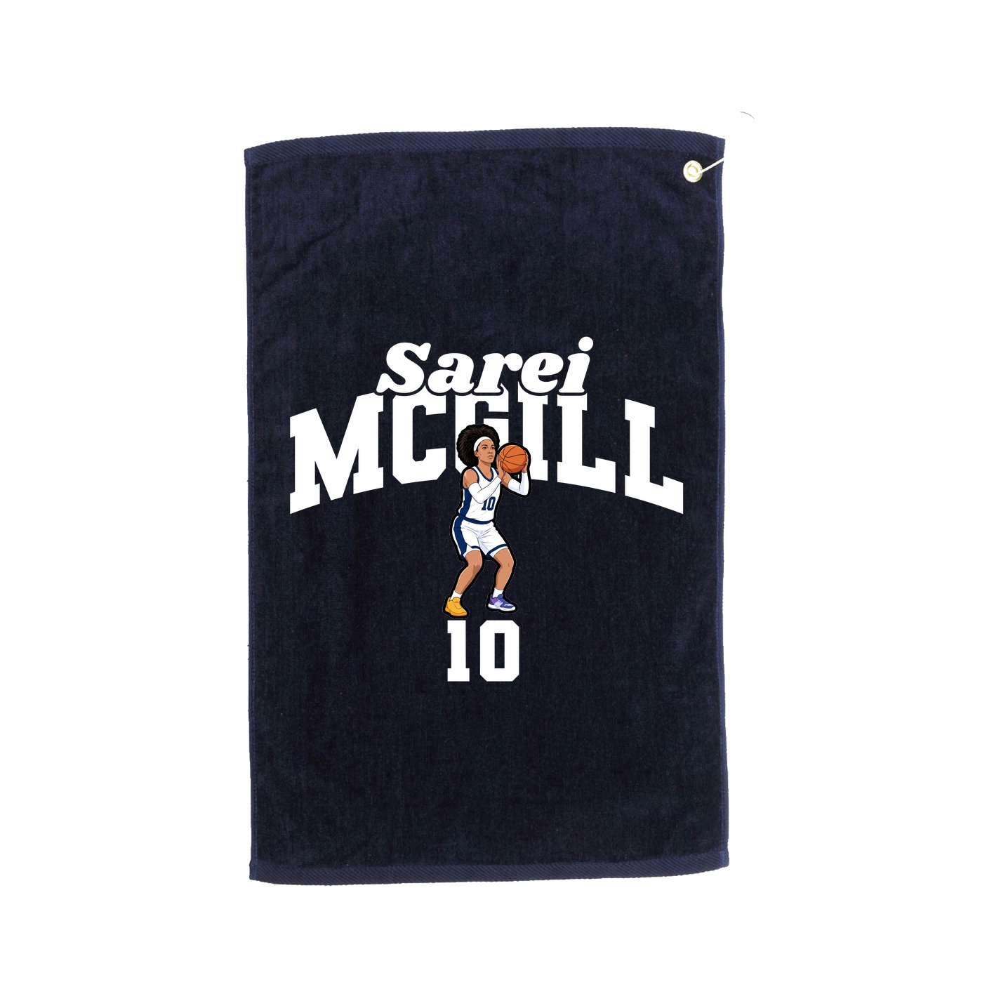 Golf Towel — Signature Arch in Navy