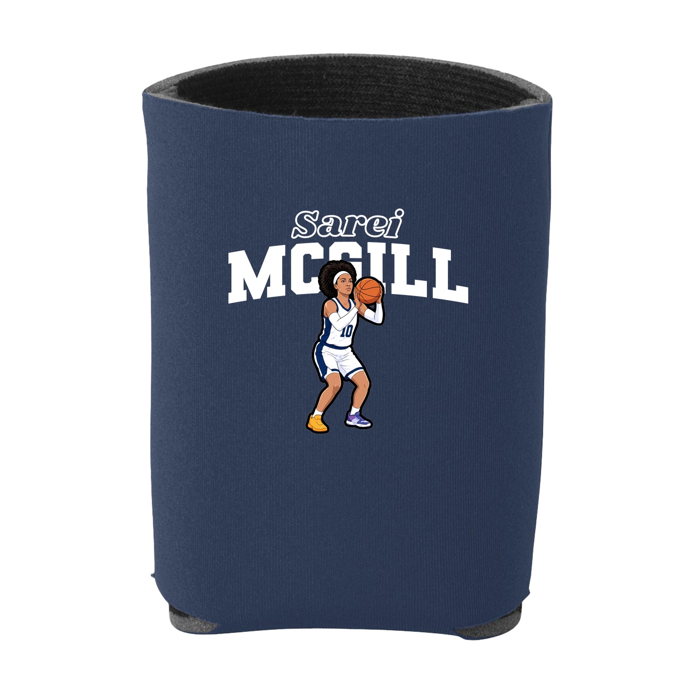 Can Holder — Name Arch in Navy