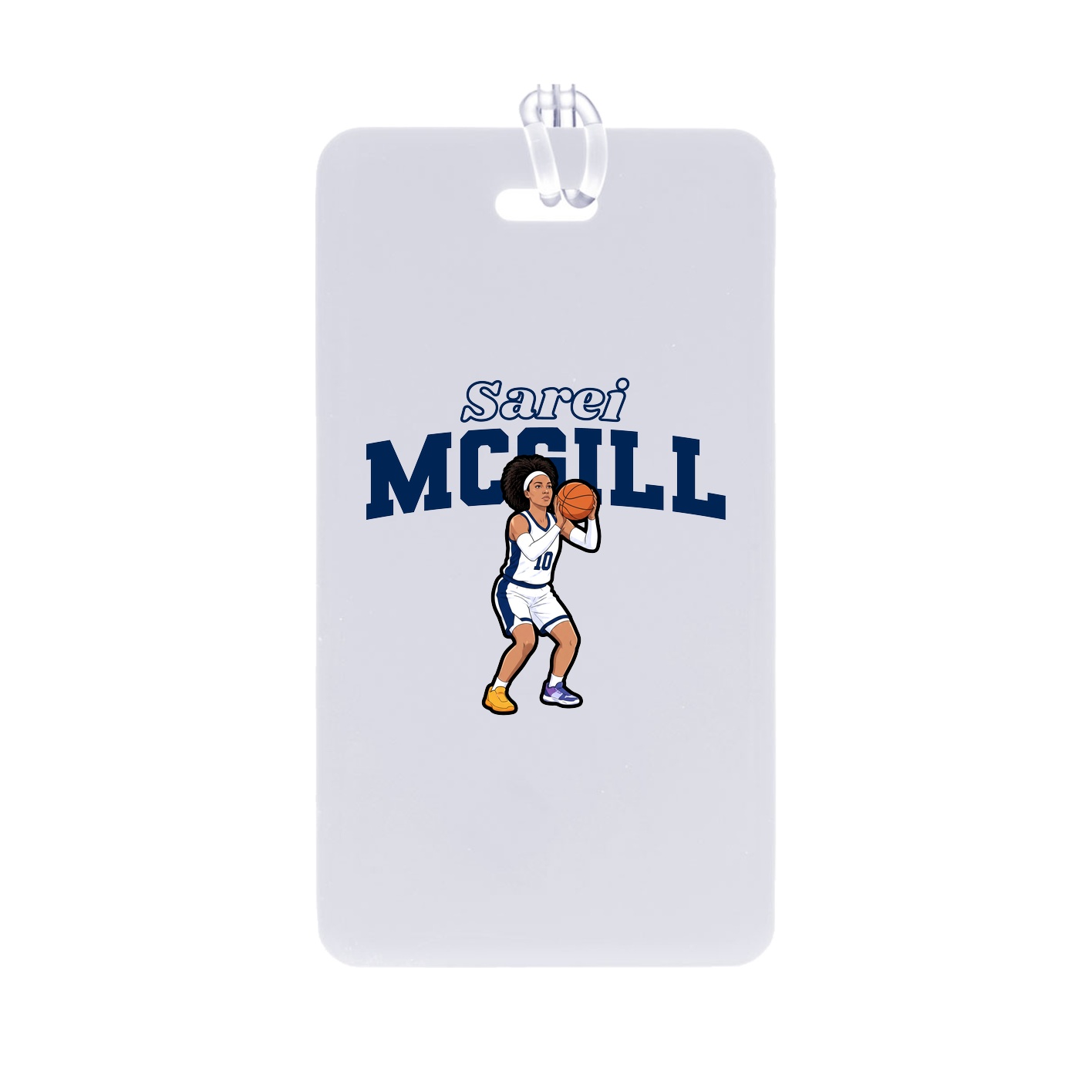 Bag Tag — Name Arch in Classic