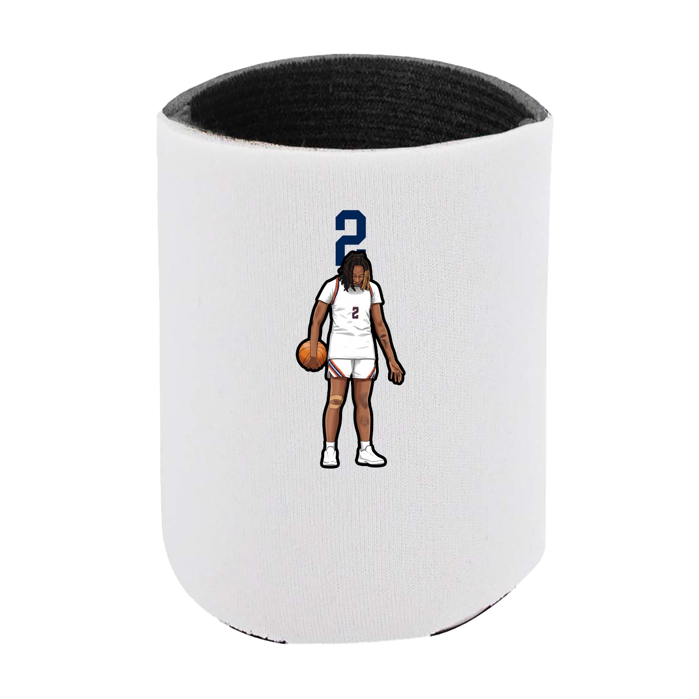 Can Holder — Number Top in White